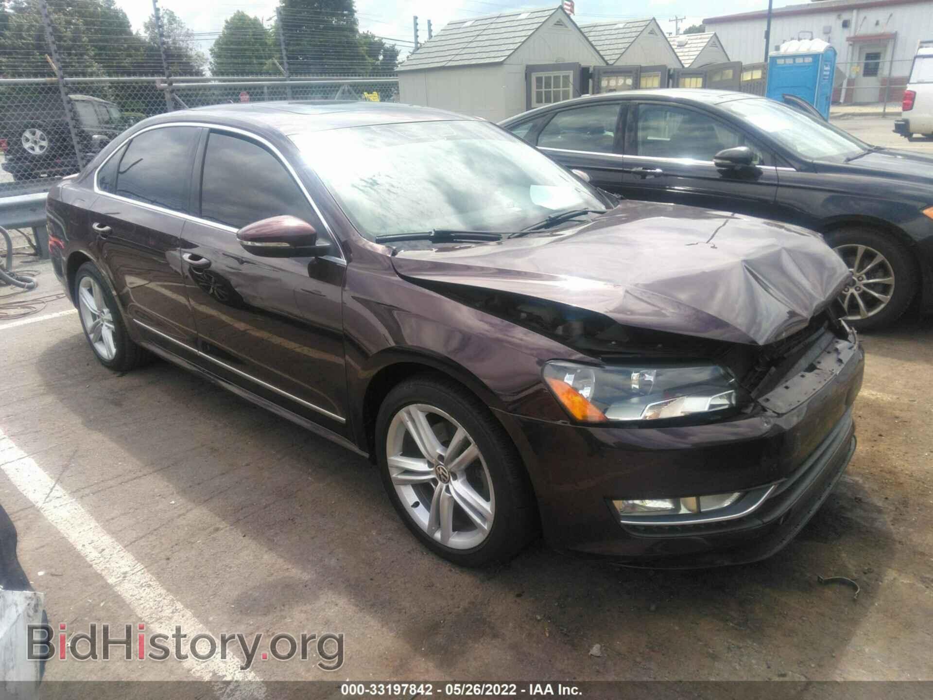 Photo 1VWCN7A36CC041314 - VOLKSWAGEN PASSAT 2012