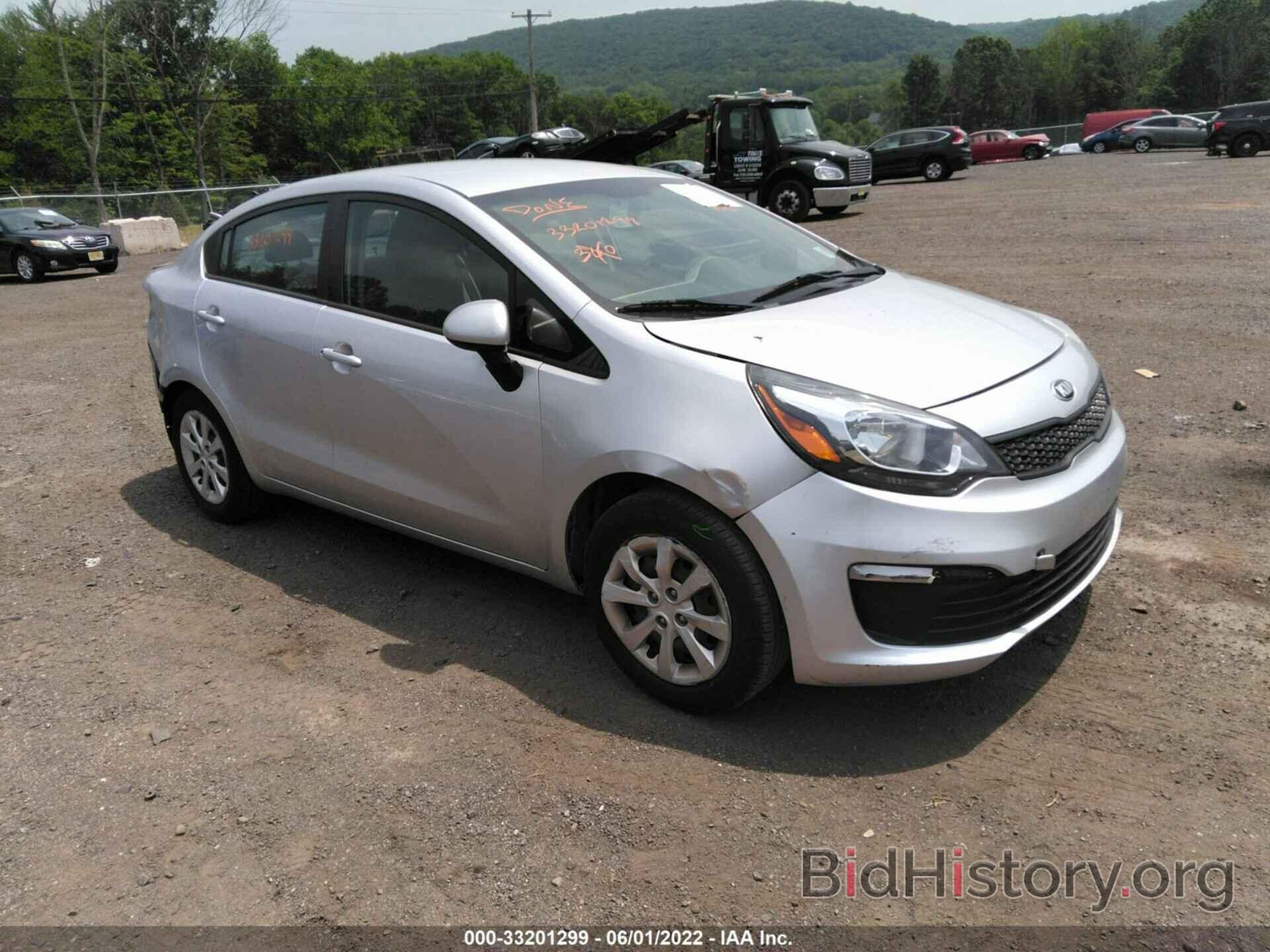 Photo KNADM4A3XG6670584 - KIA RIO 2016