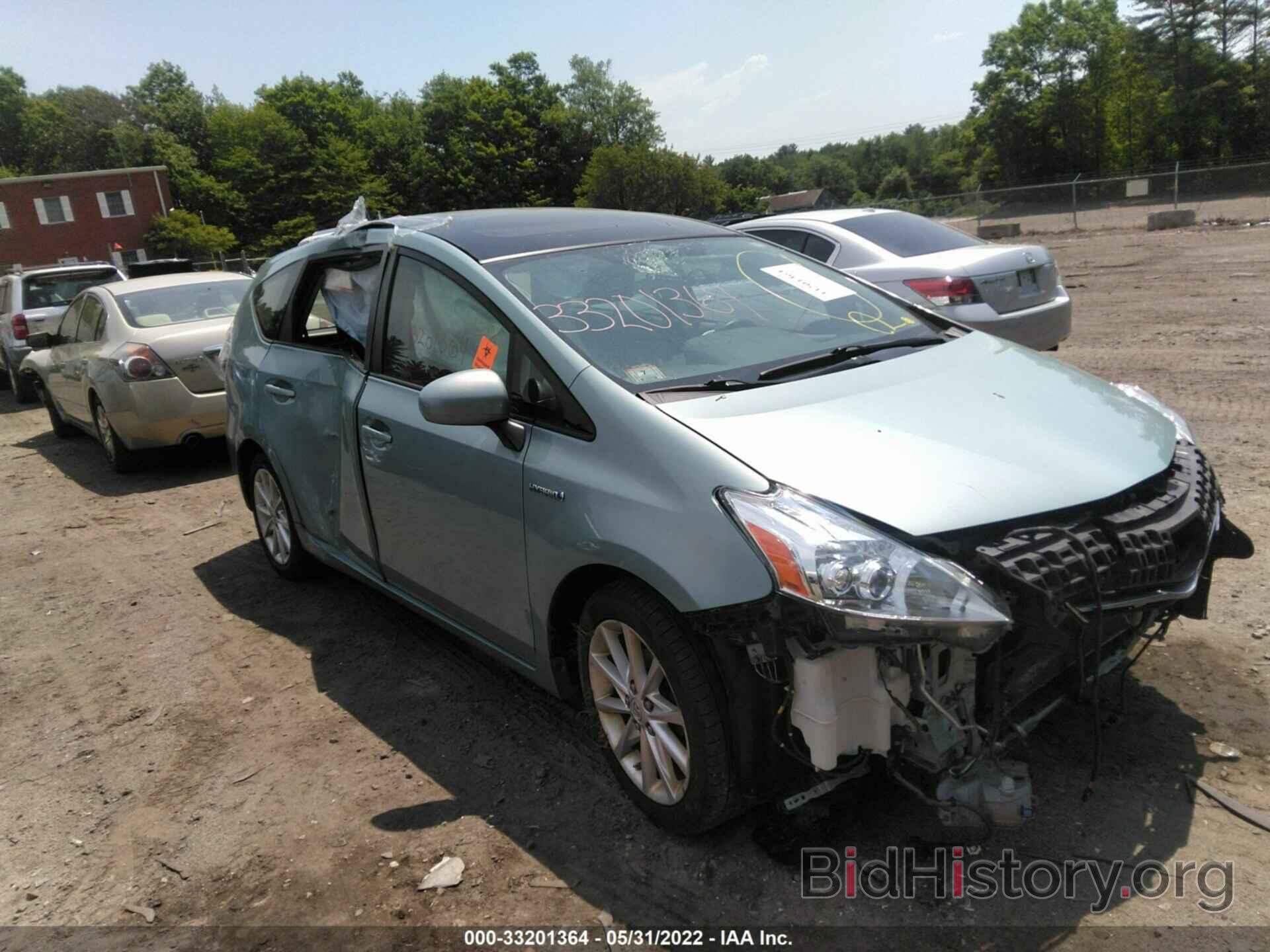 Photo JTDZN3EU0E3299808 - TOYOTA PRIUS V 2014