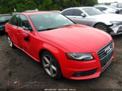 2012 Audi A4 2.0T PREMIUM PLUS, red — VIN WAUFFAFL6CN014215, IAAI