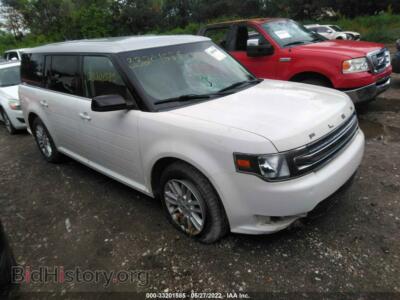 2013 Ford FLEX SEL, белый — VIN 2FMHK6C82DBD07400, IAAI