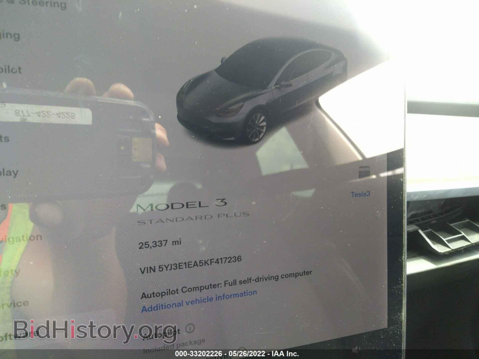 2019 TESLA MODEL 3 - VIN: 5YJ3E1EA5KF417236 - Photo 7