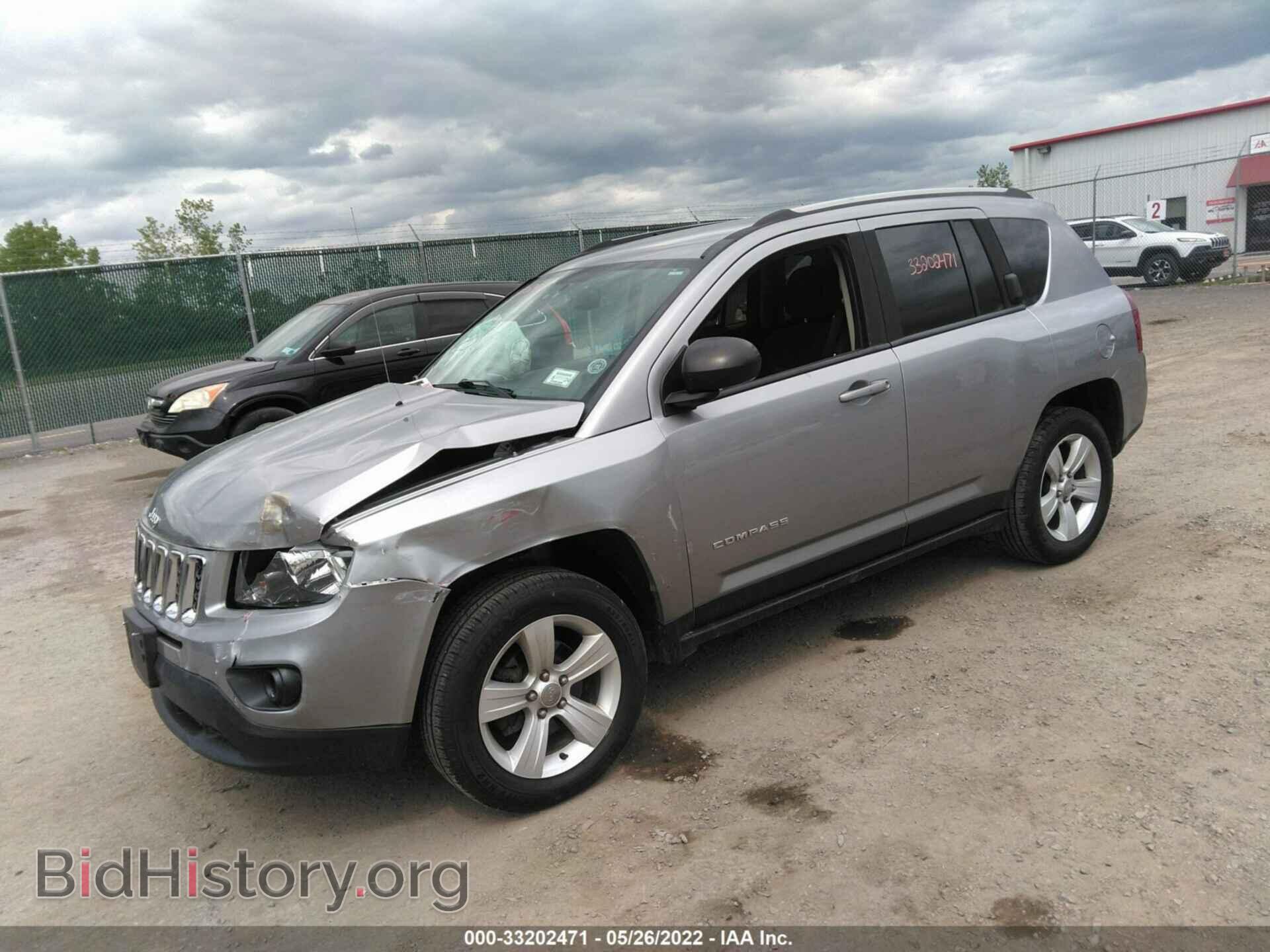 2016 JEEP COMPASS - VIN: 1C4NJDBB7GD713974 - Фото 2