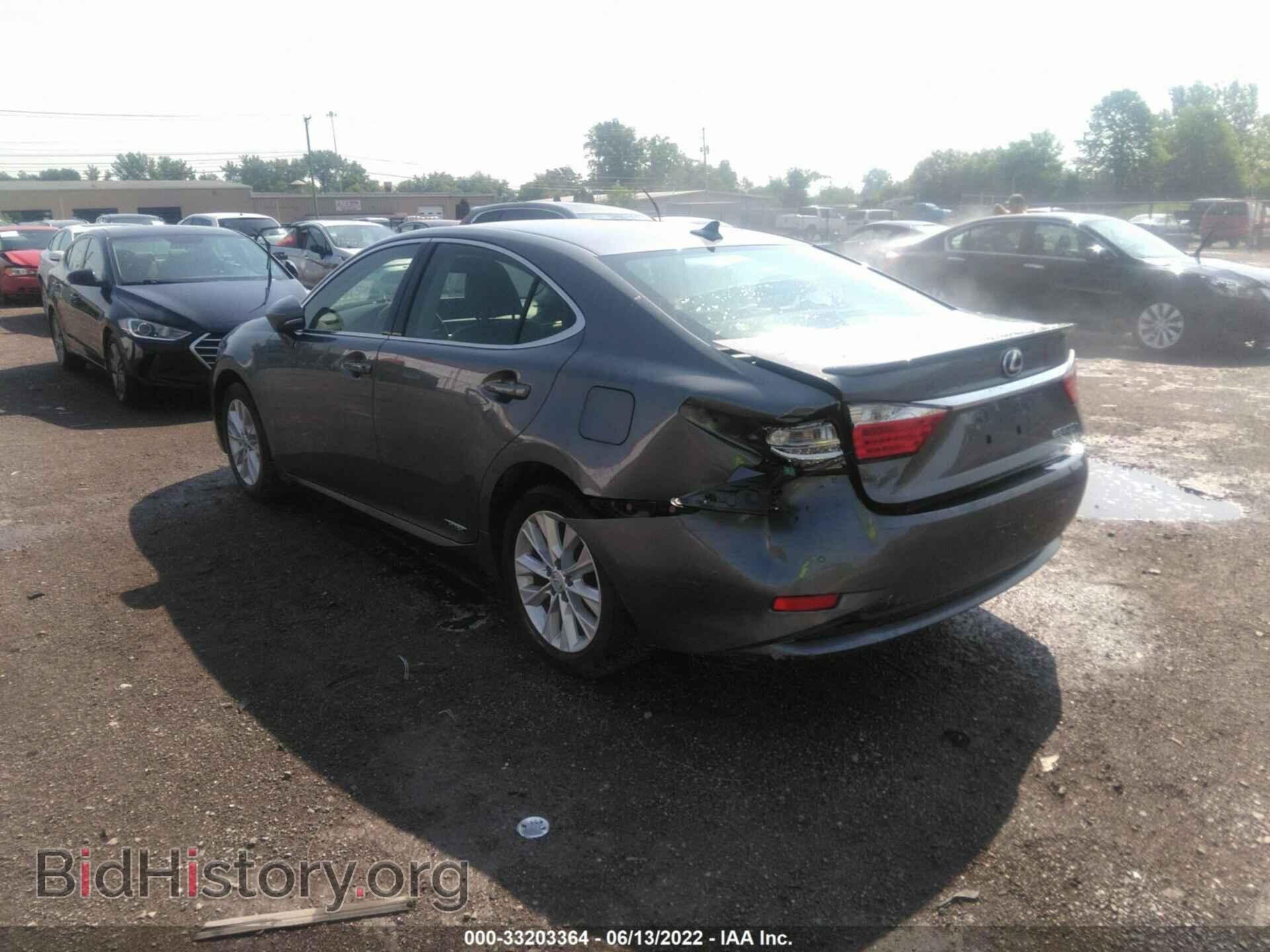 2013 LEXUS ES 300H - VIN: JTHBW1GG8D2032588 - Фото 3
