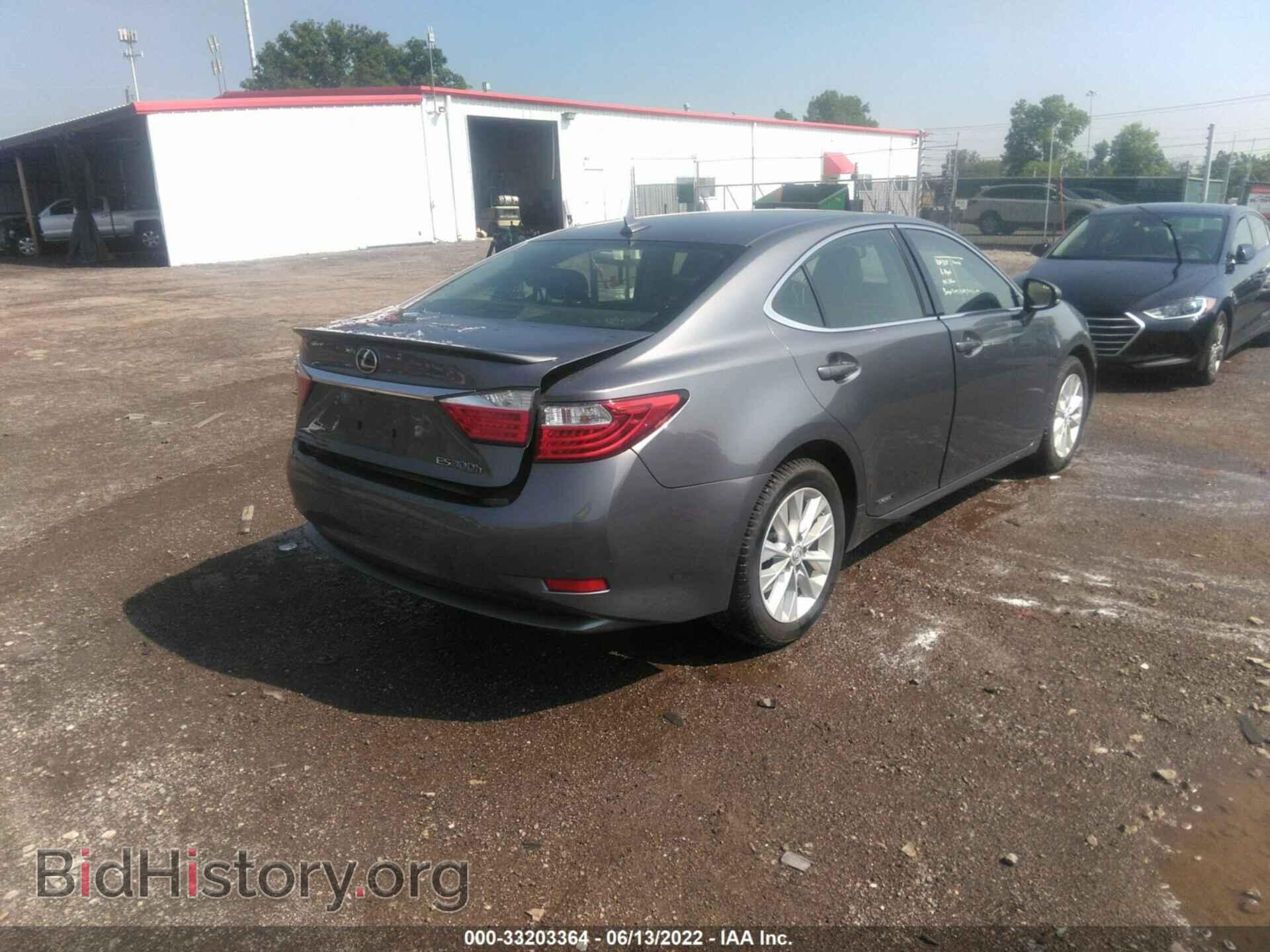 2013 LEXUS ES 300H - VIN: JTHBW1GG8D2032588 - Фото 4