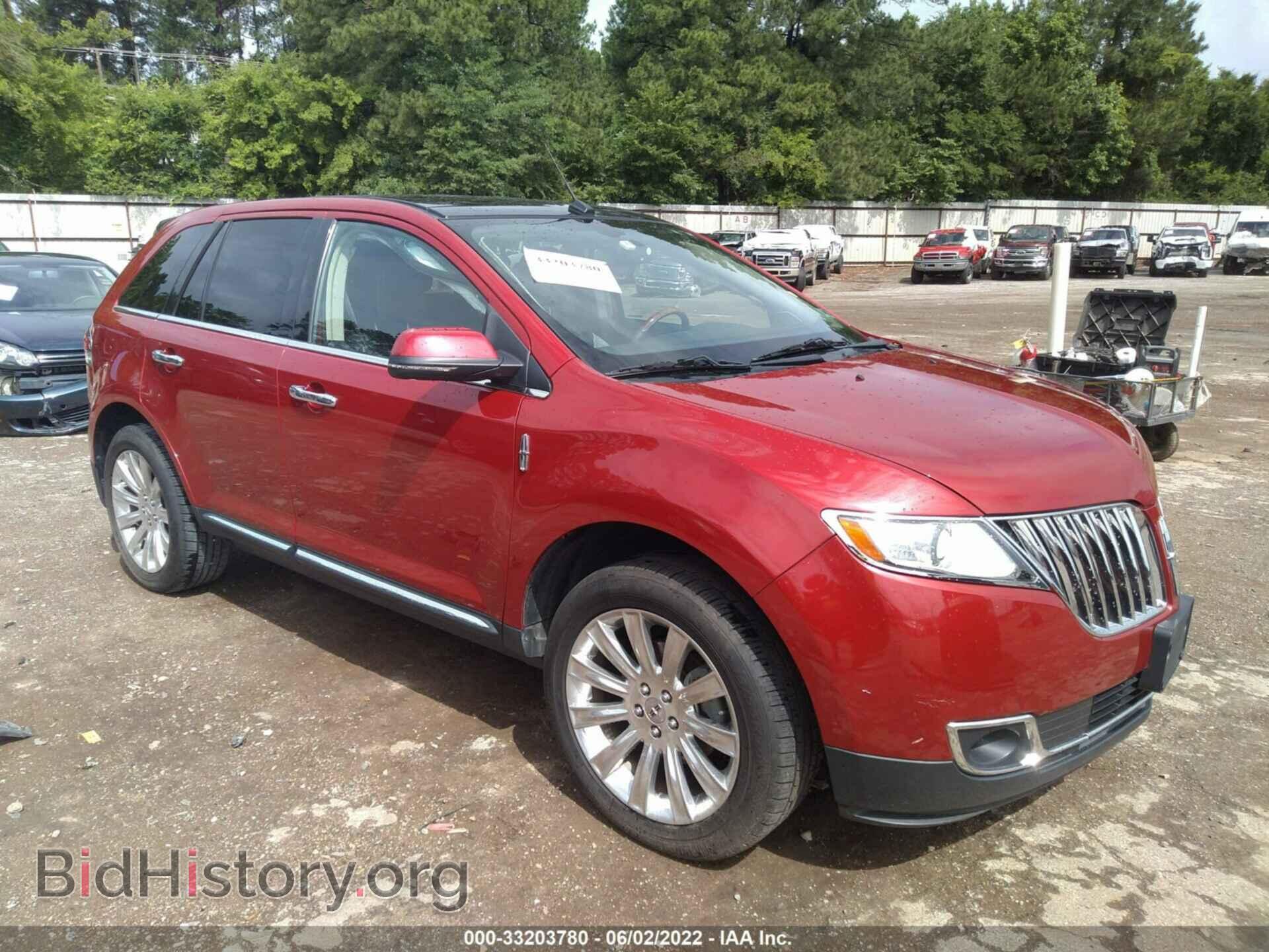 Фотография 2LMDJ6JK1CBL02577 - LINCOLN MKX 2012