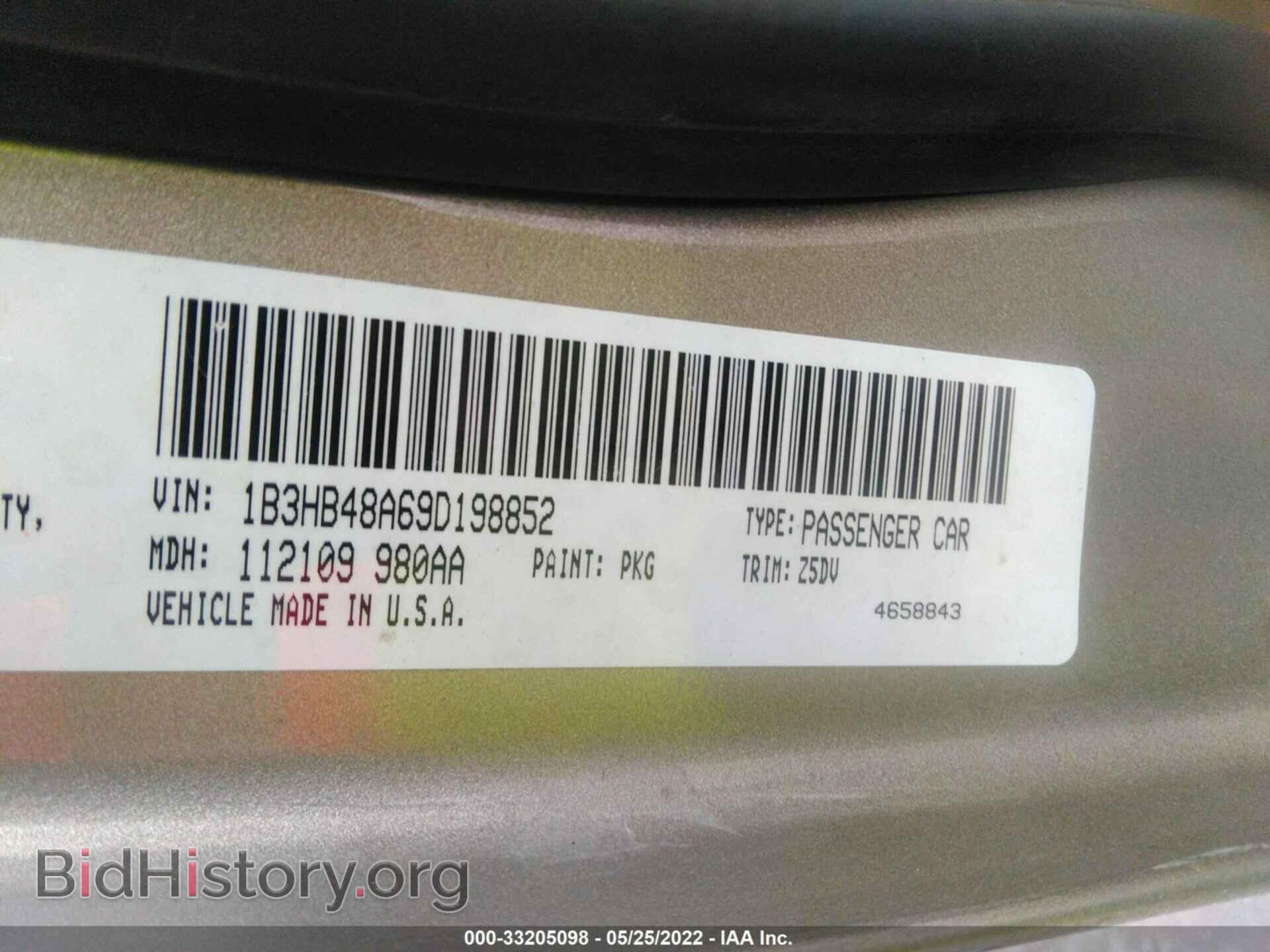 2009 DODGE CALIBER - VIN: 1B3HB48A69D198852 - Фото 9