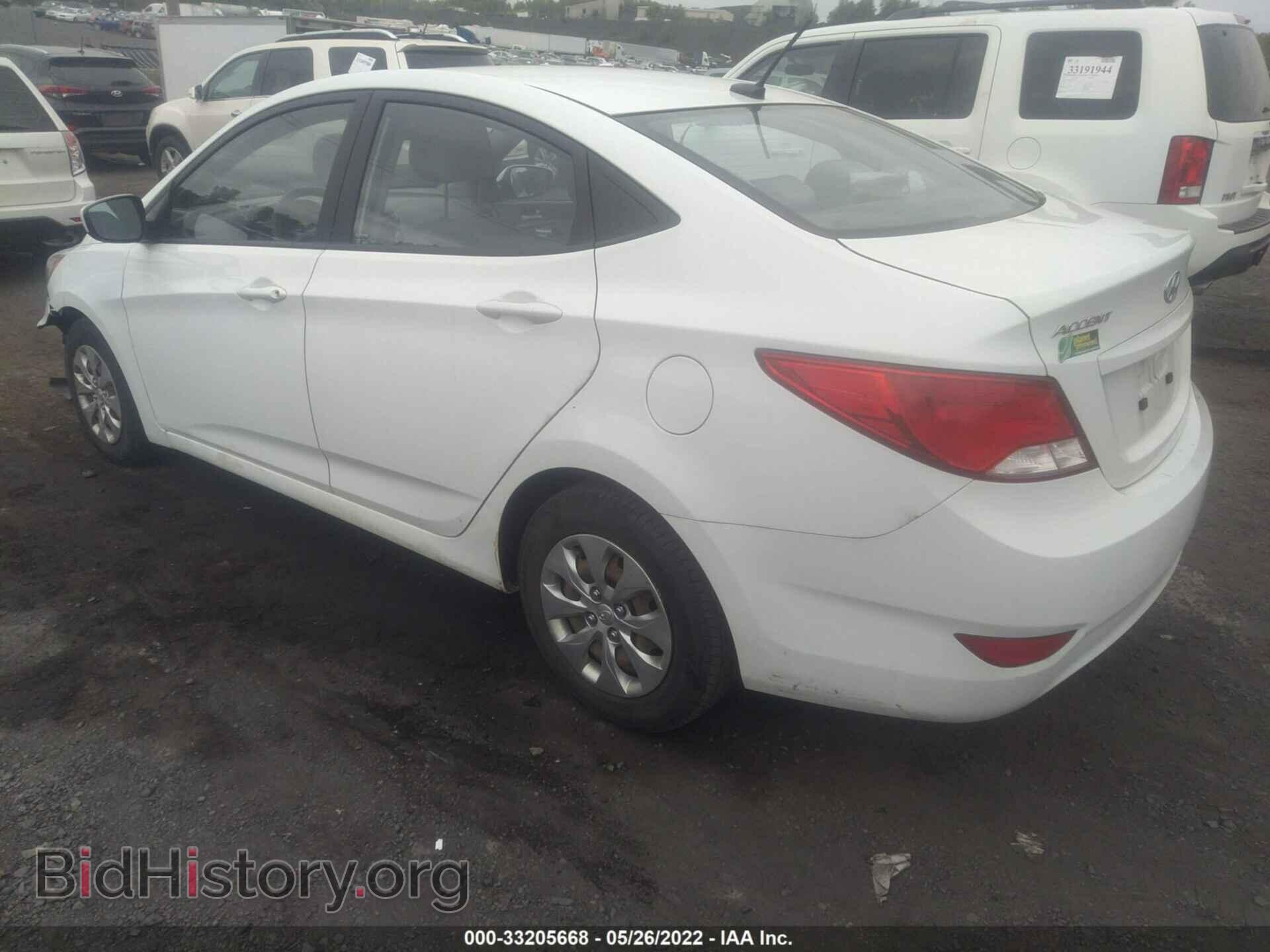 2016 HYUNDAI ACCENT - VIN: KMHCT4AE1GU969228 - Фото 3