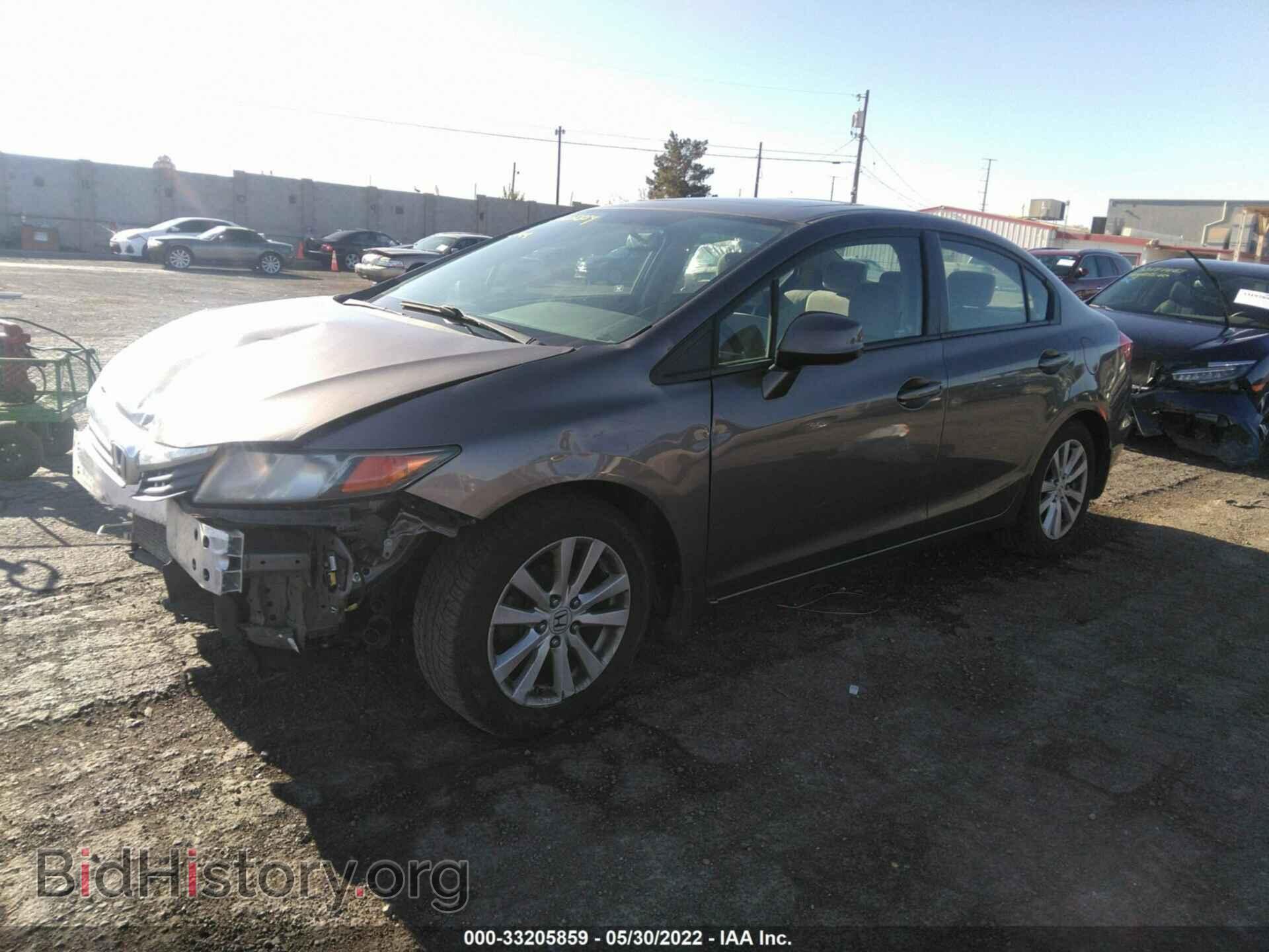 2012 HONDA CIVIC SDN - VIN: 19XFB2F80CE062085 - Фото 2