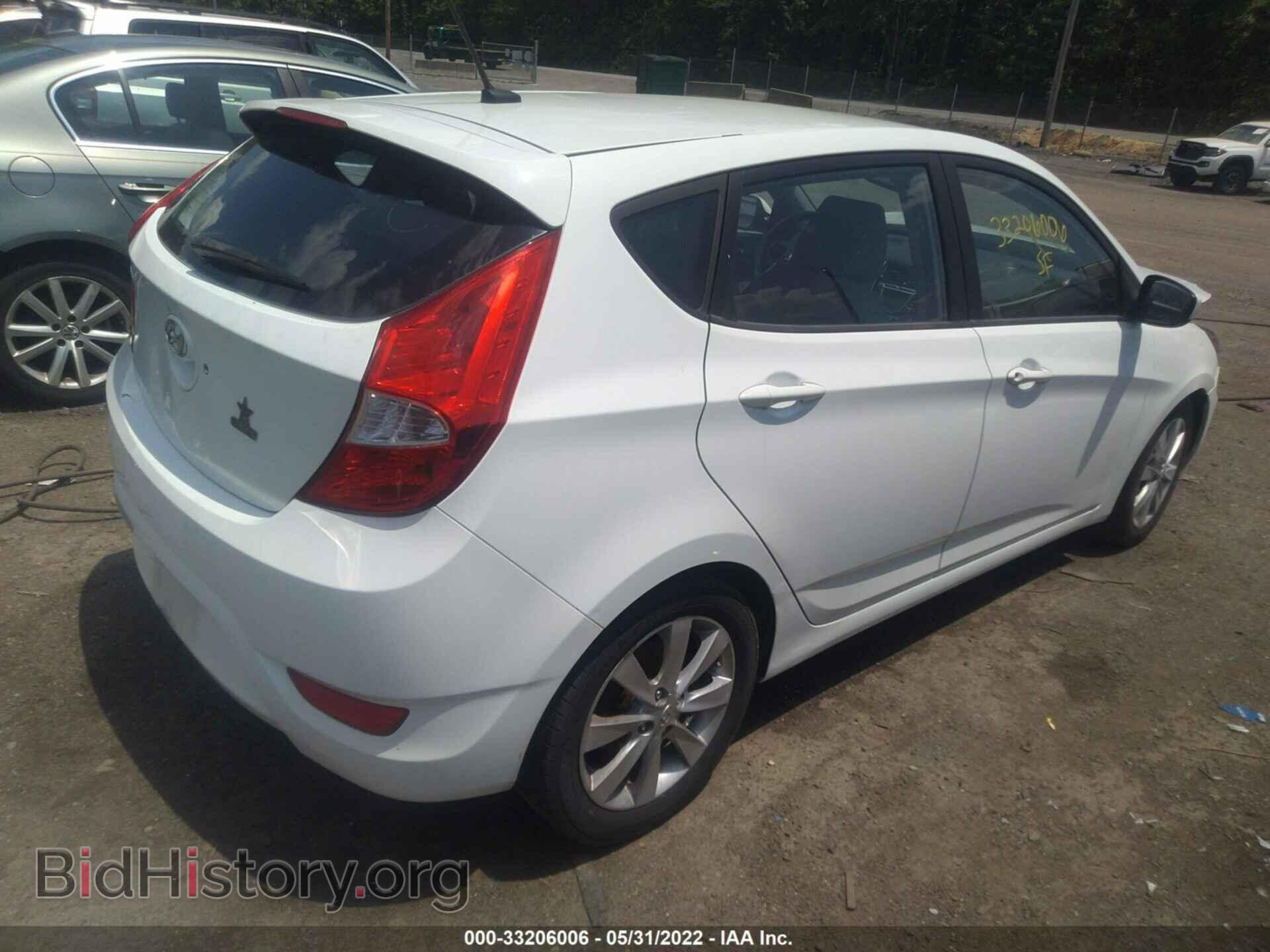 2012 HYUNDAI ACCENT - VIN: KMHCU5AE1CU023708 - Фото 4