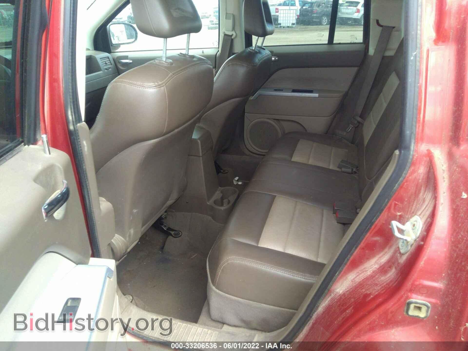 2008 JEEP COMPASS - VIN: 1J8FF57W28D564021 - Фото 8
