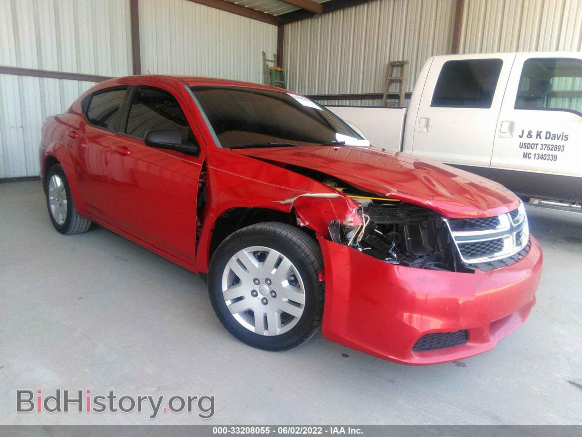 Photo 1C3CDZAB8DN540649 - DODGE AVENGER 2013