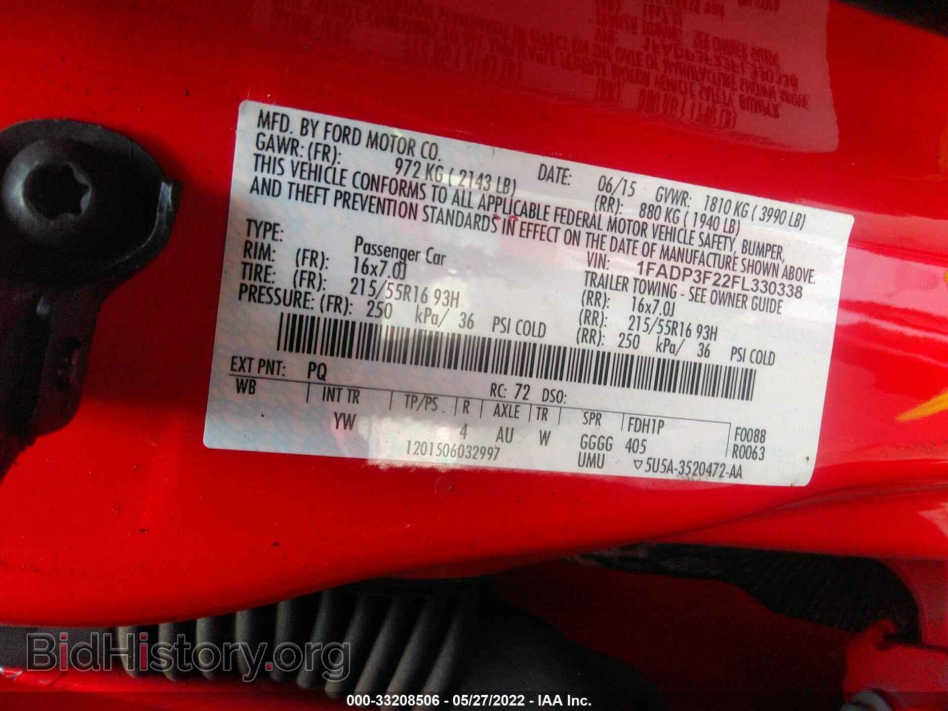 2015 FORD FOCUS - VIN: 1FADP3F22FL330338 - Photo 9