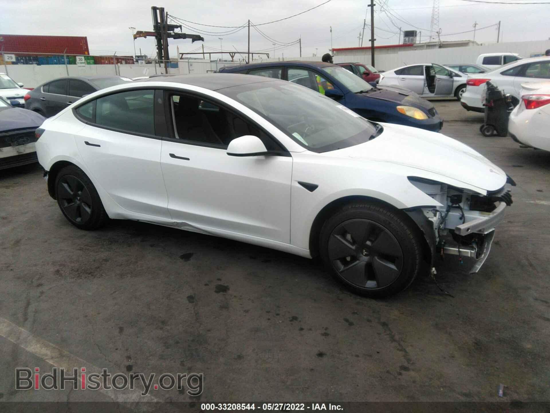 Photo 5YJ3E1EA1NF199087 - TESLA MODEL 3 2022