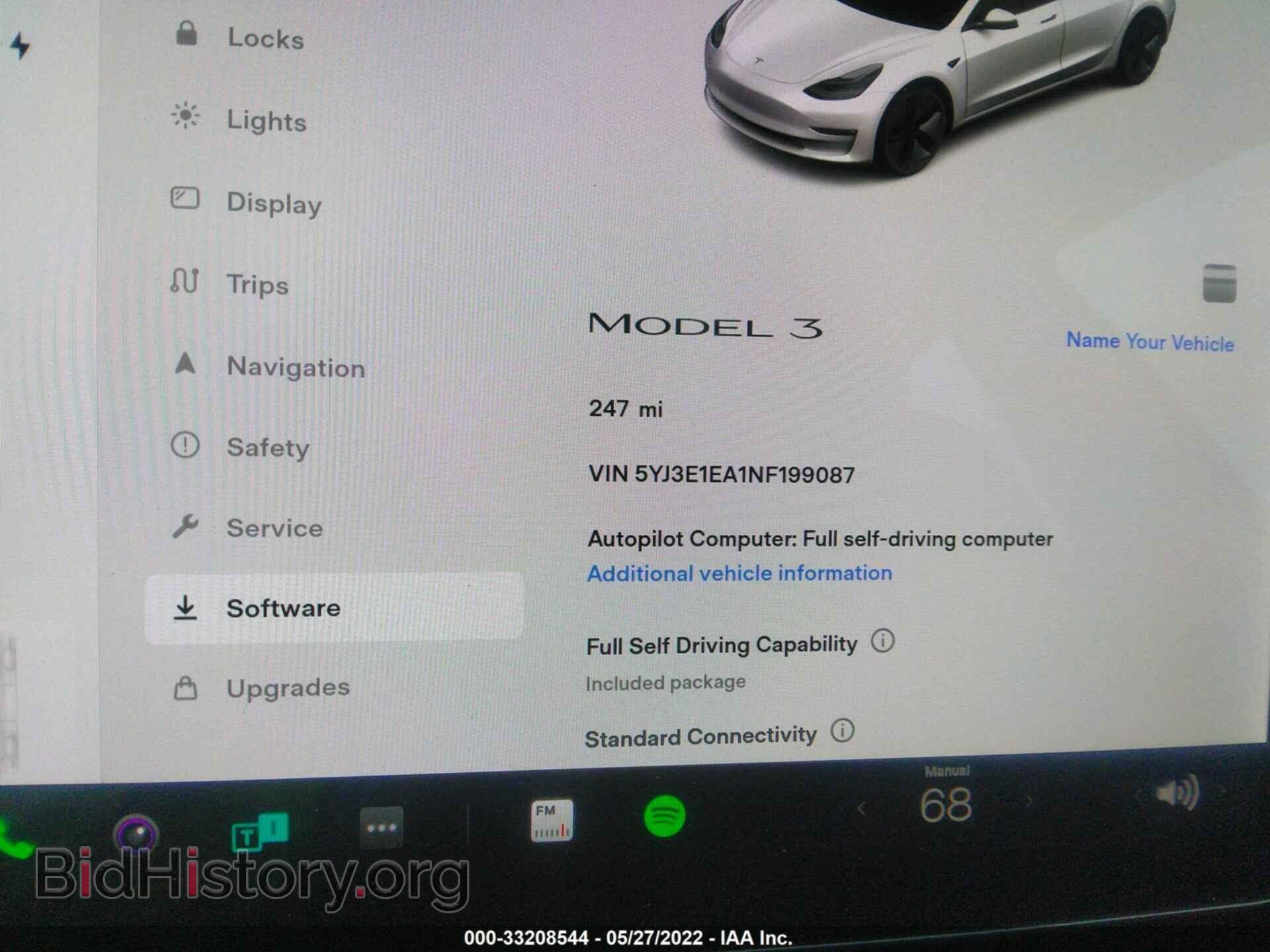 2022 TESLA MODEL 3 - VIN: 5YJ3E1EA1NF199087 - Photo 7