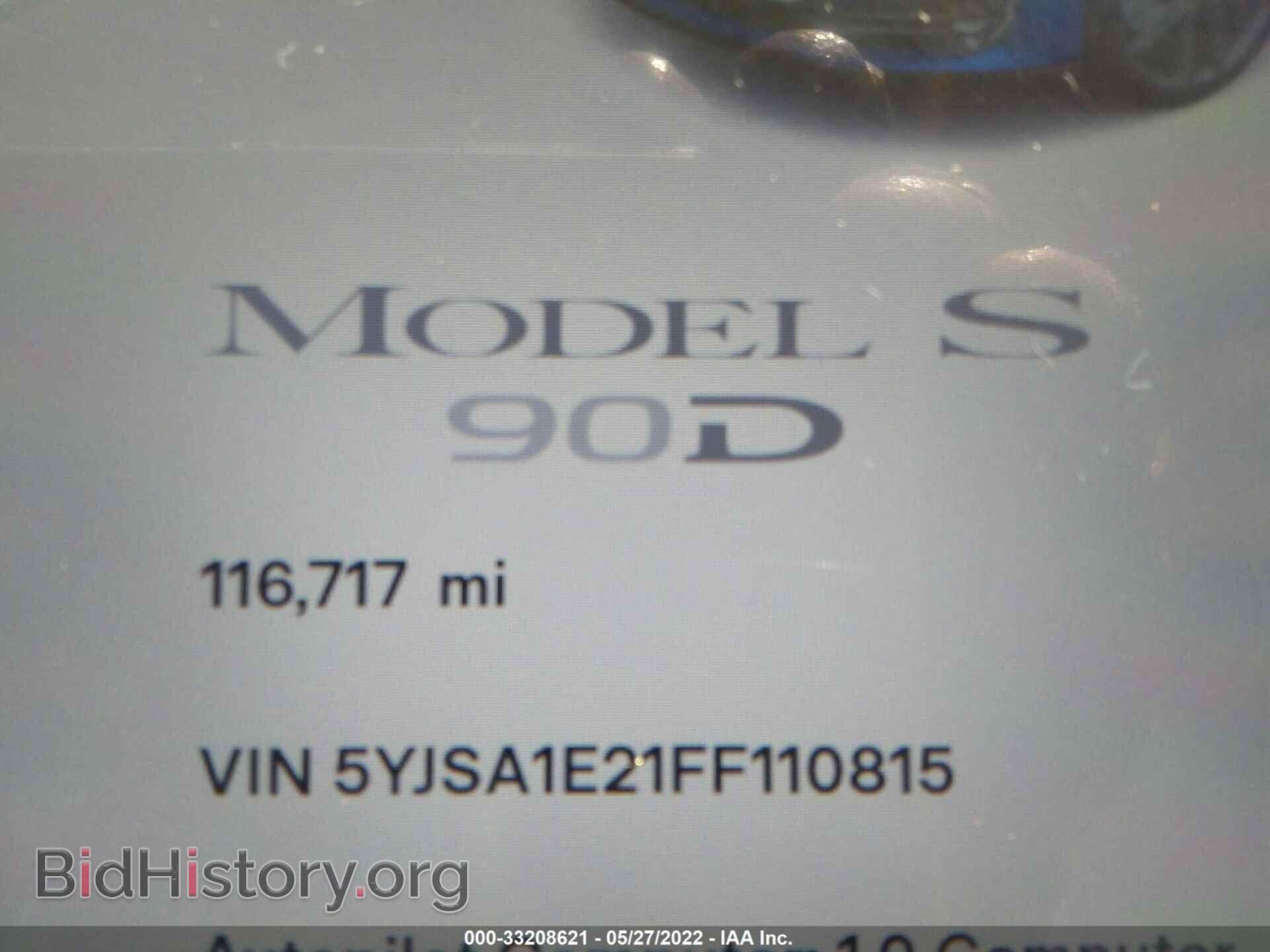 2015 TESLA MODEL S - VIN: 5YJSA1E21FF110815 - Photo 7