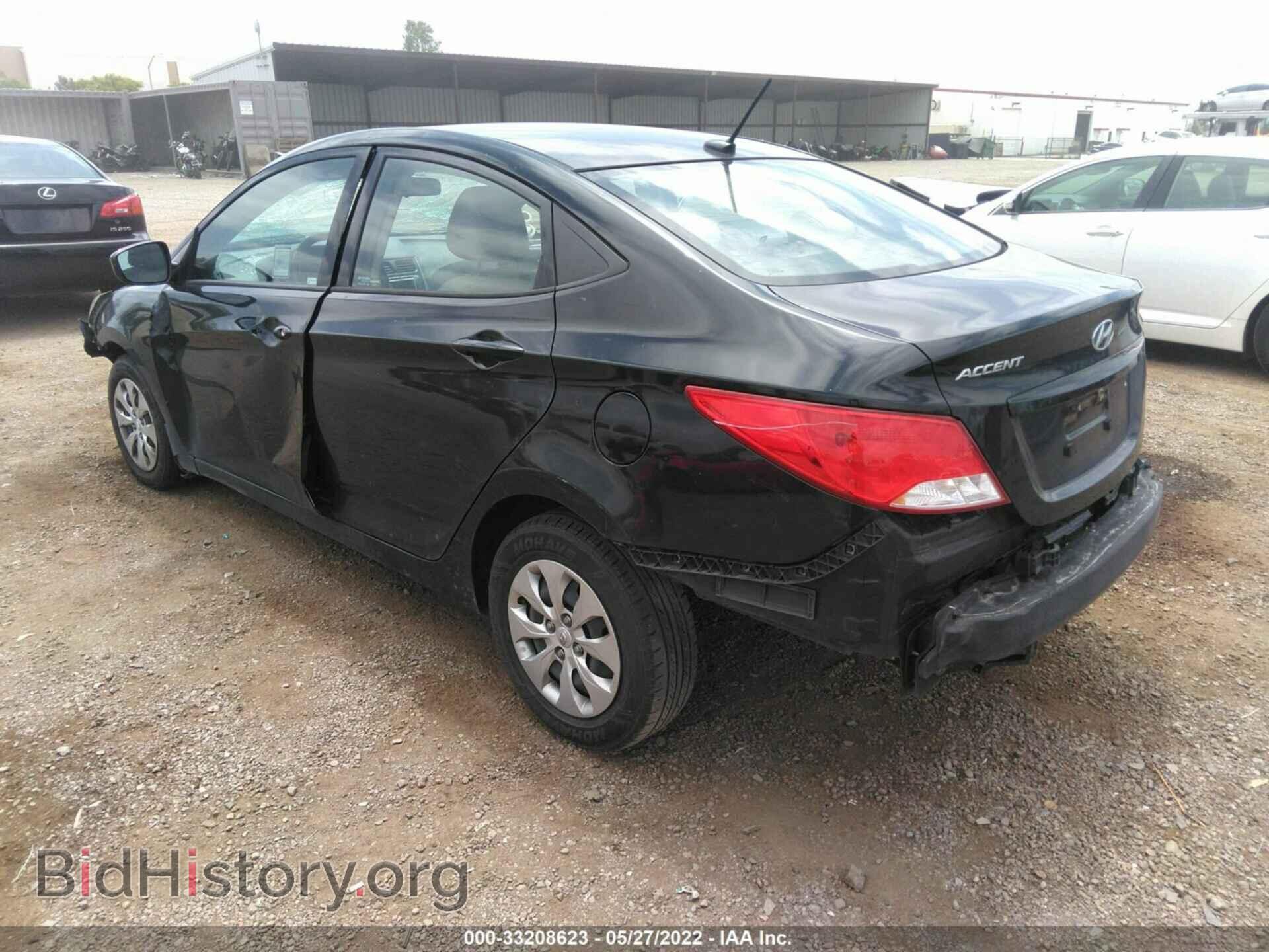2017 HYUNDAI ACCENT - VIN: KMHCT4AE9HU350376 - Фото 3