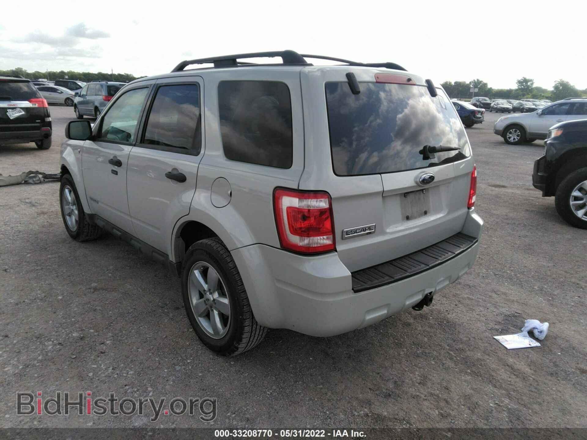 2008 FORD ESCAPE - VIN: 1FMCU03128KC33735 - Фото 3