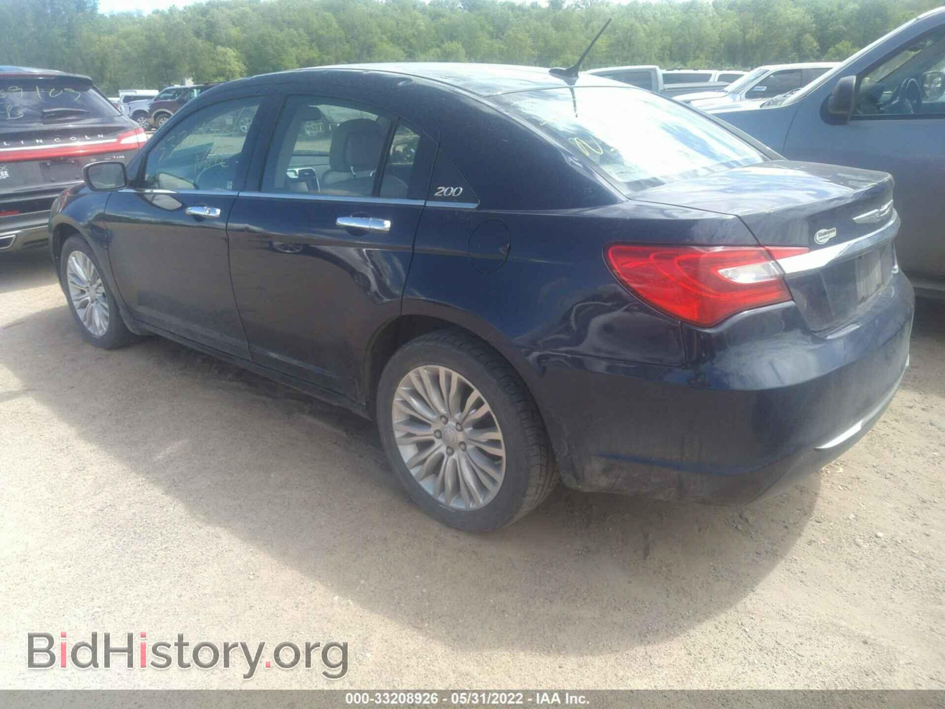 2013 CHRYSLER 200 - VIN: 1C3CCBCGXDN711243 - Фото 3