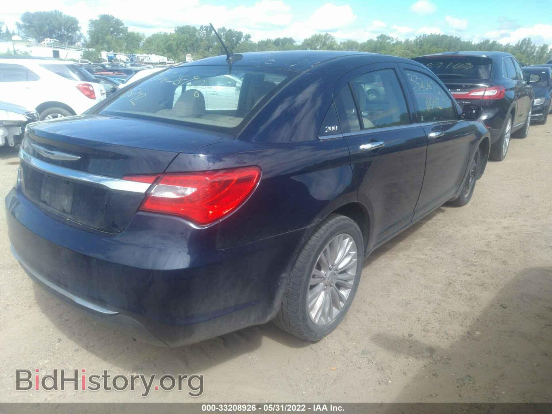 2013 CHRYSLER 200 - VIN: 1C3CCBCGXDN711243 - Фото 4