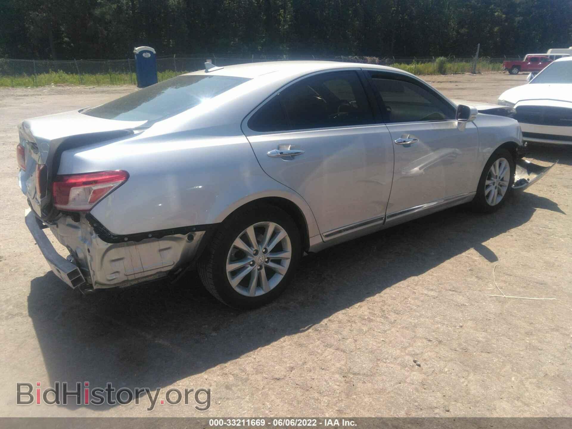 2012 LEXUS ES 350 - VIN: JTHBK1EG6C2507099 - Фото 4