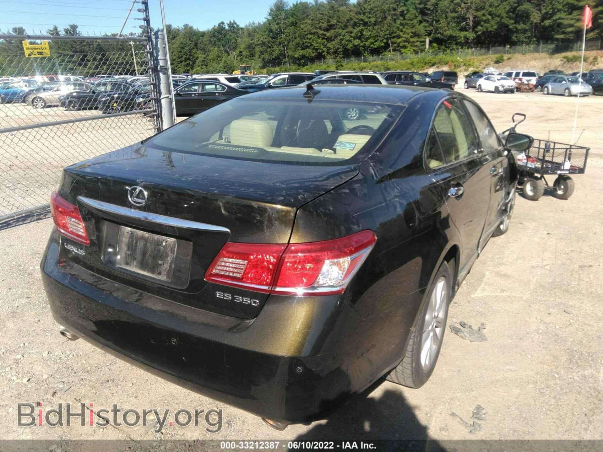 2010 LEXUS ES 350 - VIN: JTHBK1EG6A2346301 - Фото 4