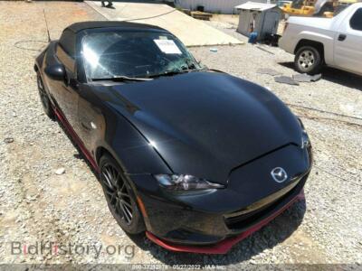 2016 Mazda MX-5 MIATA Club, черный — VIN JM1NDAC79G0105638, IAAI