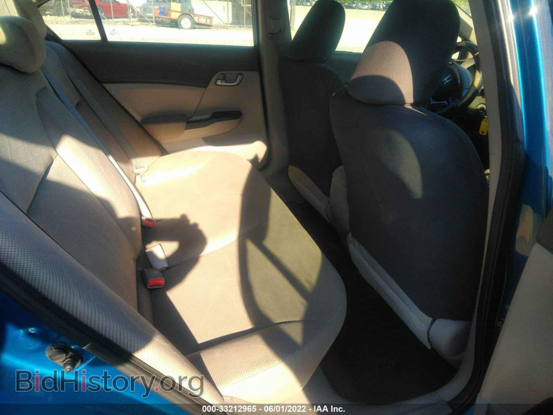 2012 HONDA CIVIC SDN - VIN: 19XFB2F55CE034403 - Фото 8