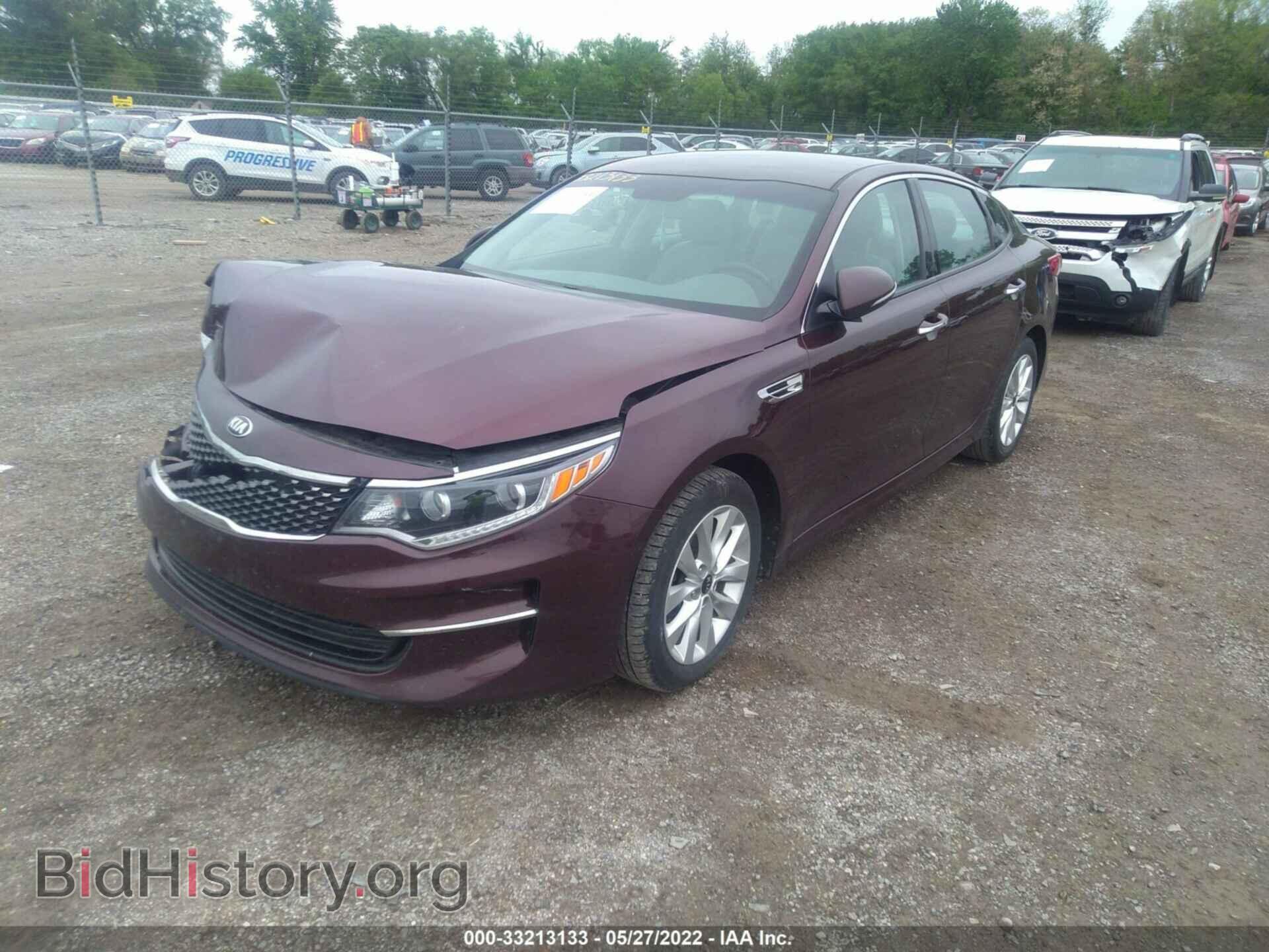 2016 KIA OPTIMA - VIN: 5XXGU4L38GG104860 - Фото 2