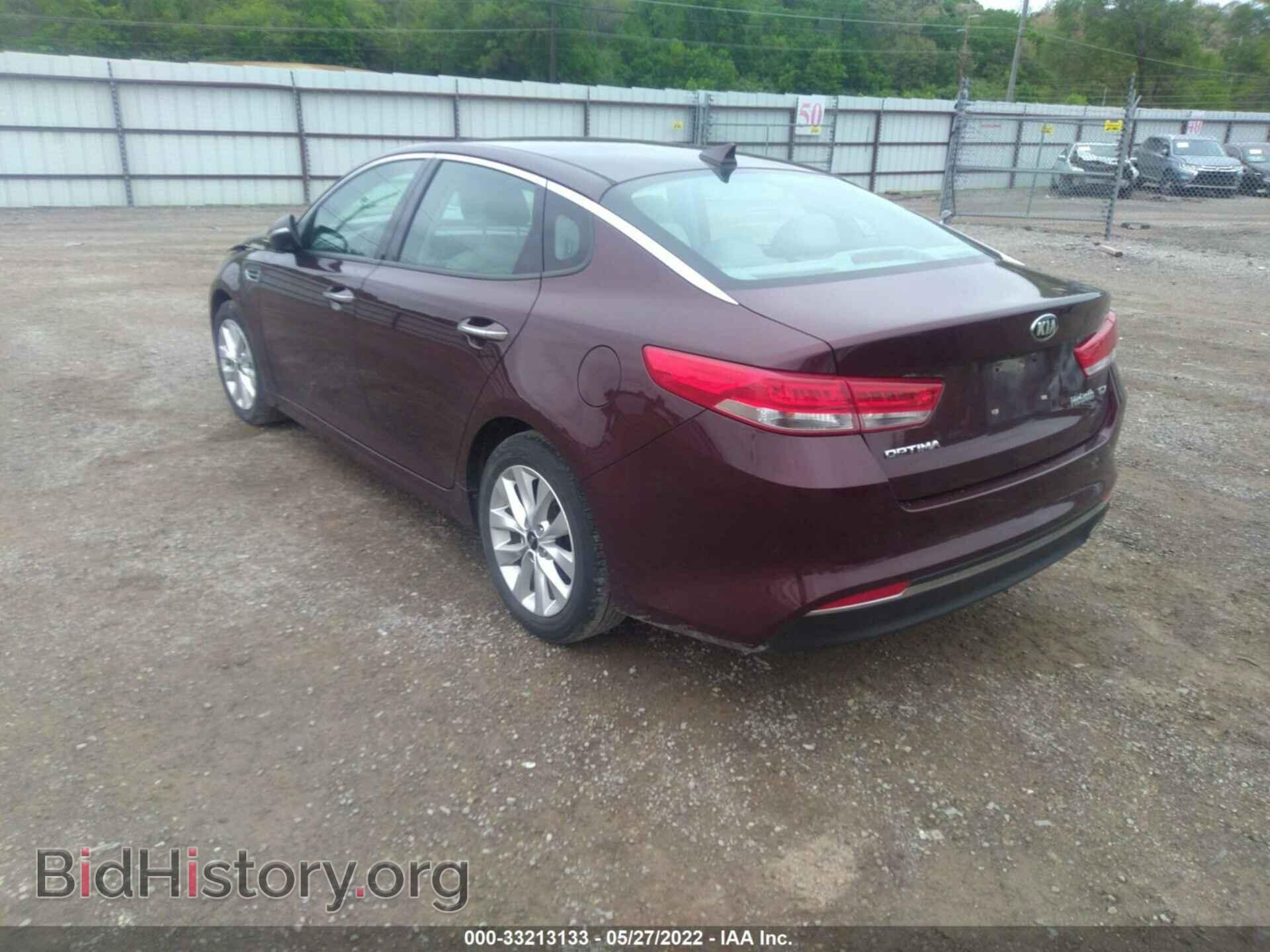 2016 KIA OPTIMA - VIN: 5XXGU4L38GG104860 - Фото 3