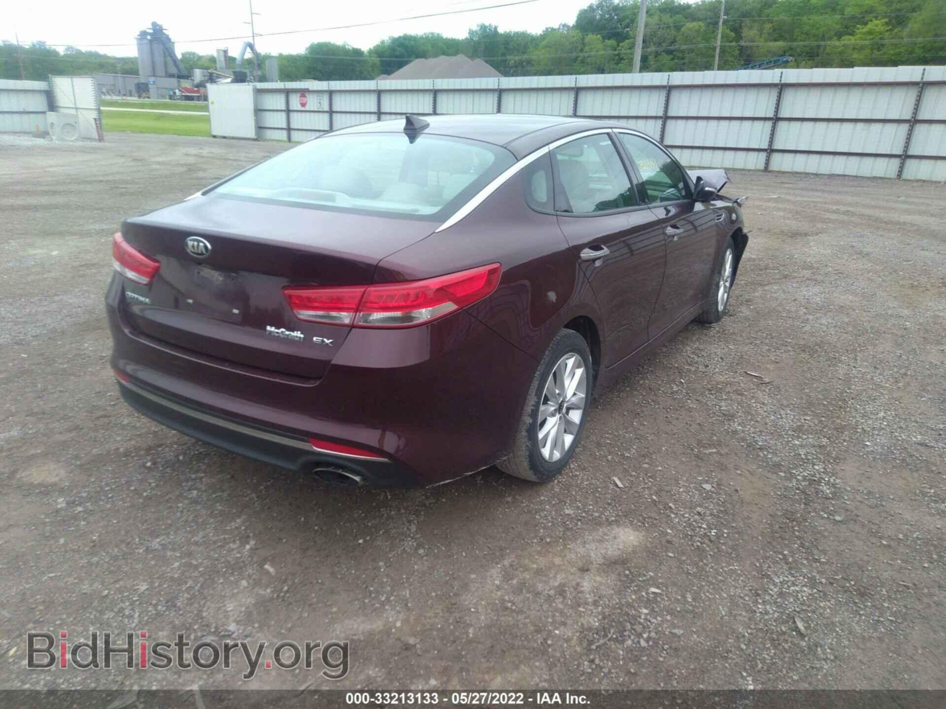 2016 KIA OPTIMA - VIN: 5XXGU4L38GG104860 - Фото 4