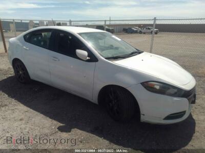 2015 Dodge DART SE, белый — VIN 1C3CDFAA9FD311539, IAAI