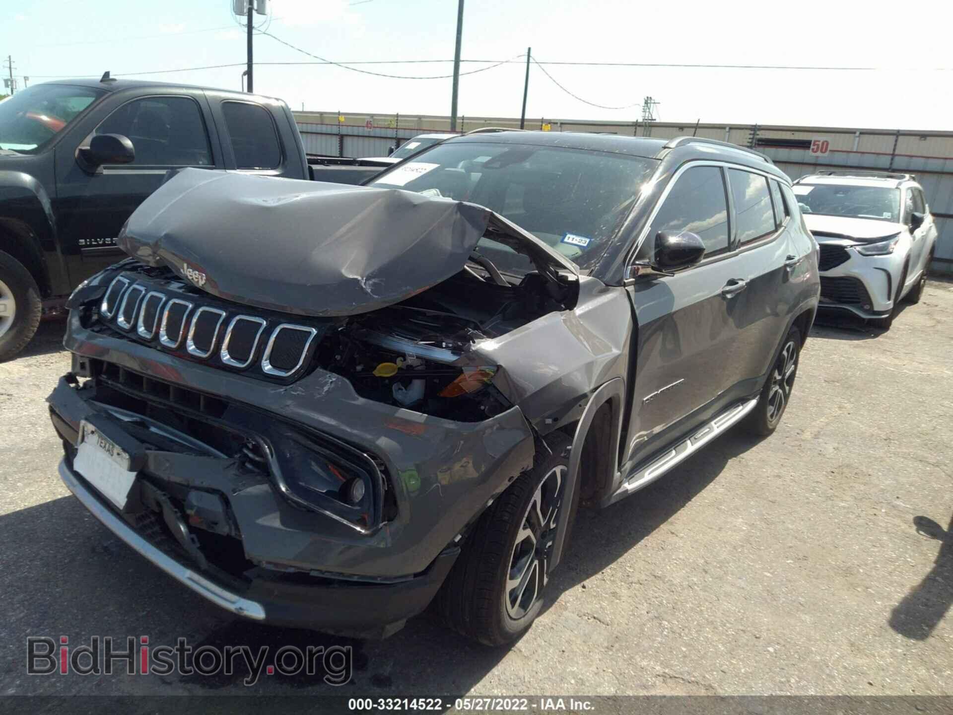 2022 JEEP COMPASS - VIN: 3C4NJDCB6NT107314 - Фото 2
