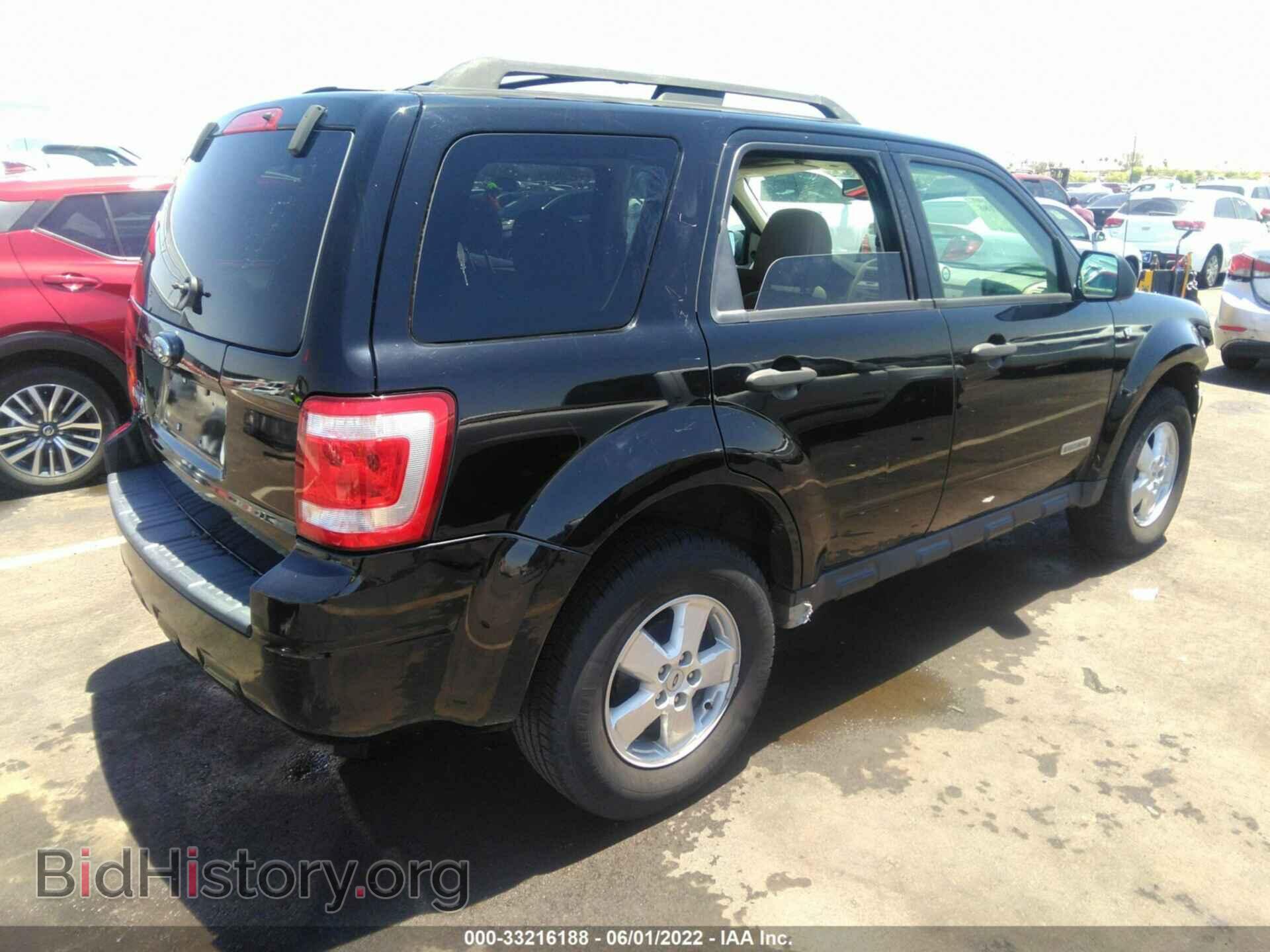 2008 FORD ESCAPE - VIN: 1FMCU03128KE28346 - Фото 4