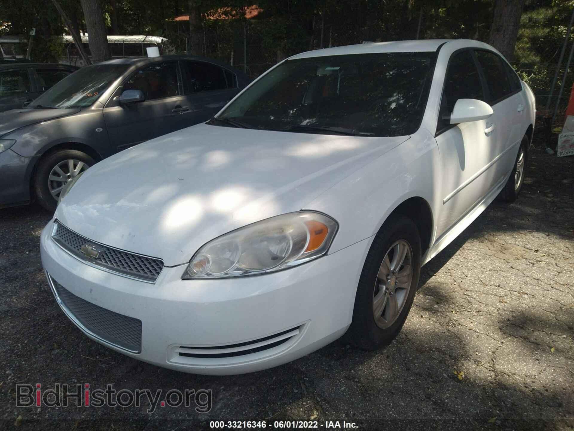 2012 CHEVROLET IMPALA - VIN: 2G1WF5E32C1214918 - Фото 2