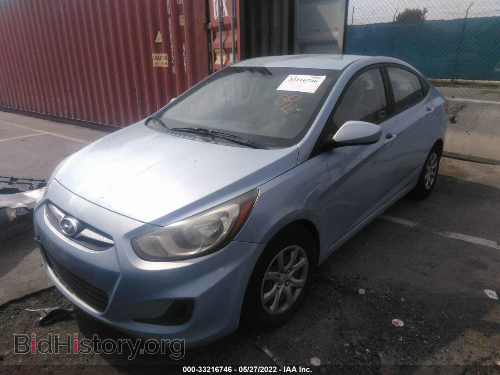2013 HYUNDAI ACCENT - VIN: KMHCT4AE0DU420213 - Фото 2