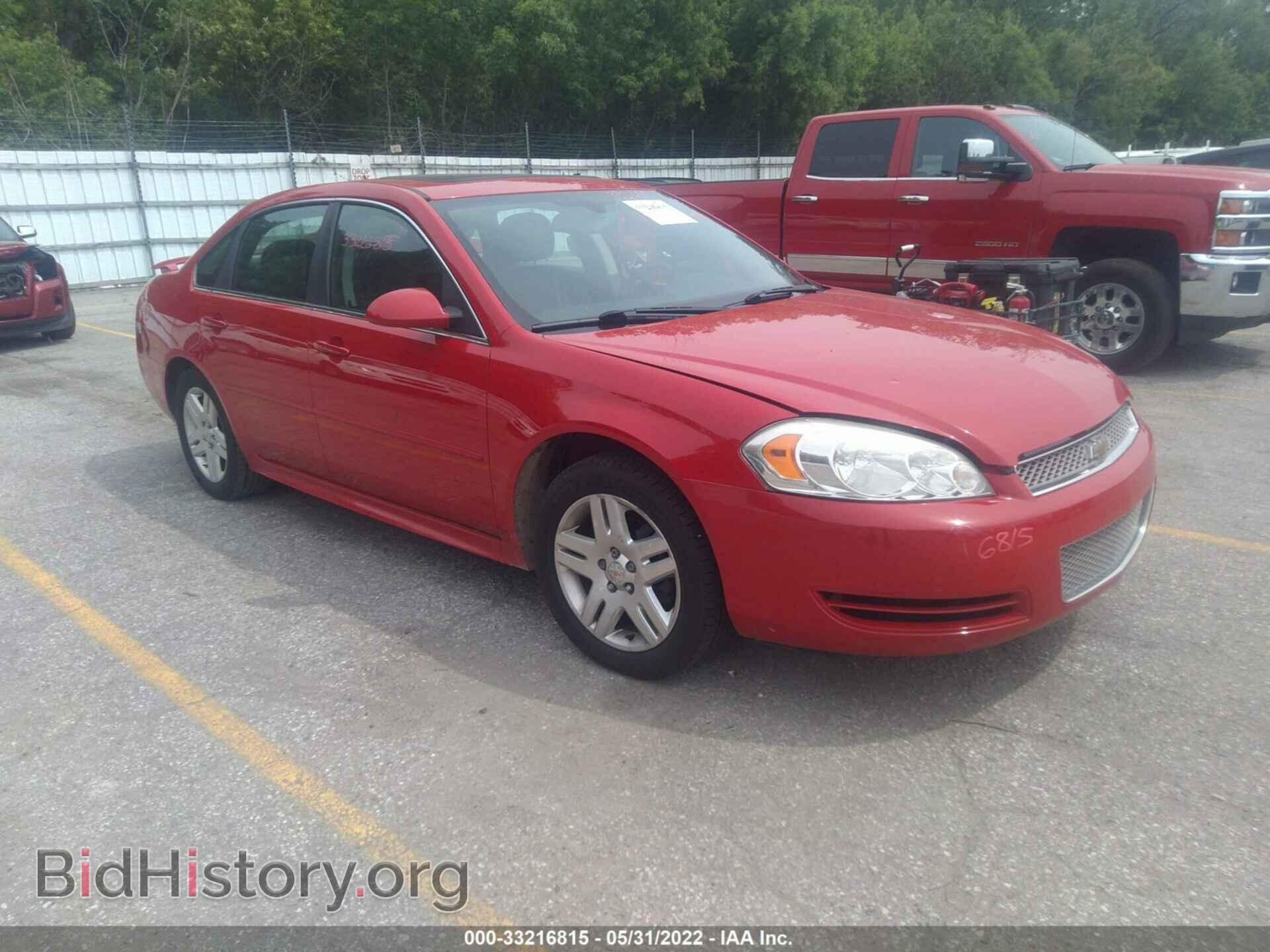 Фотография 2G1WB5E35C1117465 - CHEVROLET IMPALA 2012
