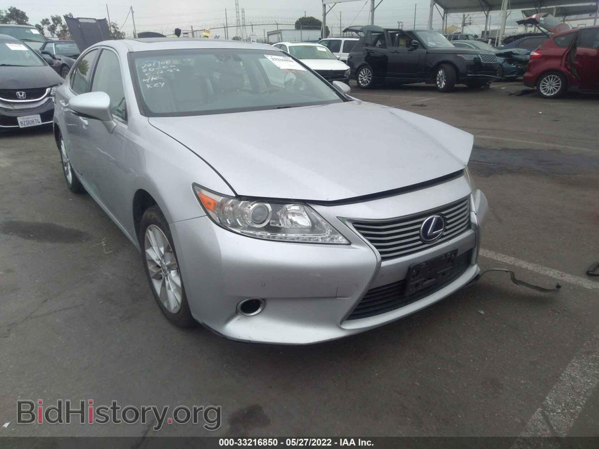 Фотография JTHBW1GG2E2054622 - LEXUS ES 300H 2014
