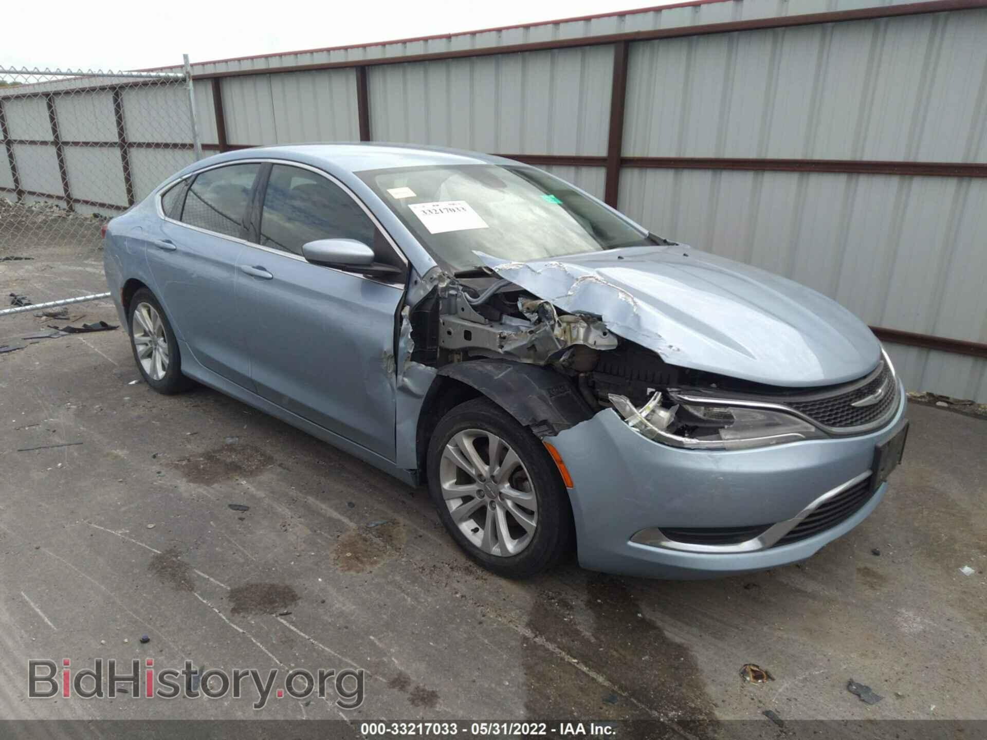 Фотография 1C3CCCAB7FN680436 - CHRYSLER 200 2015