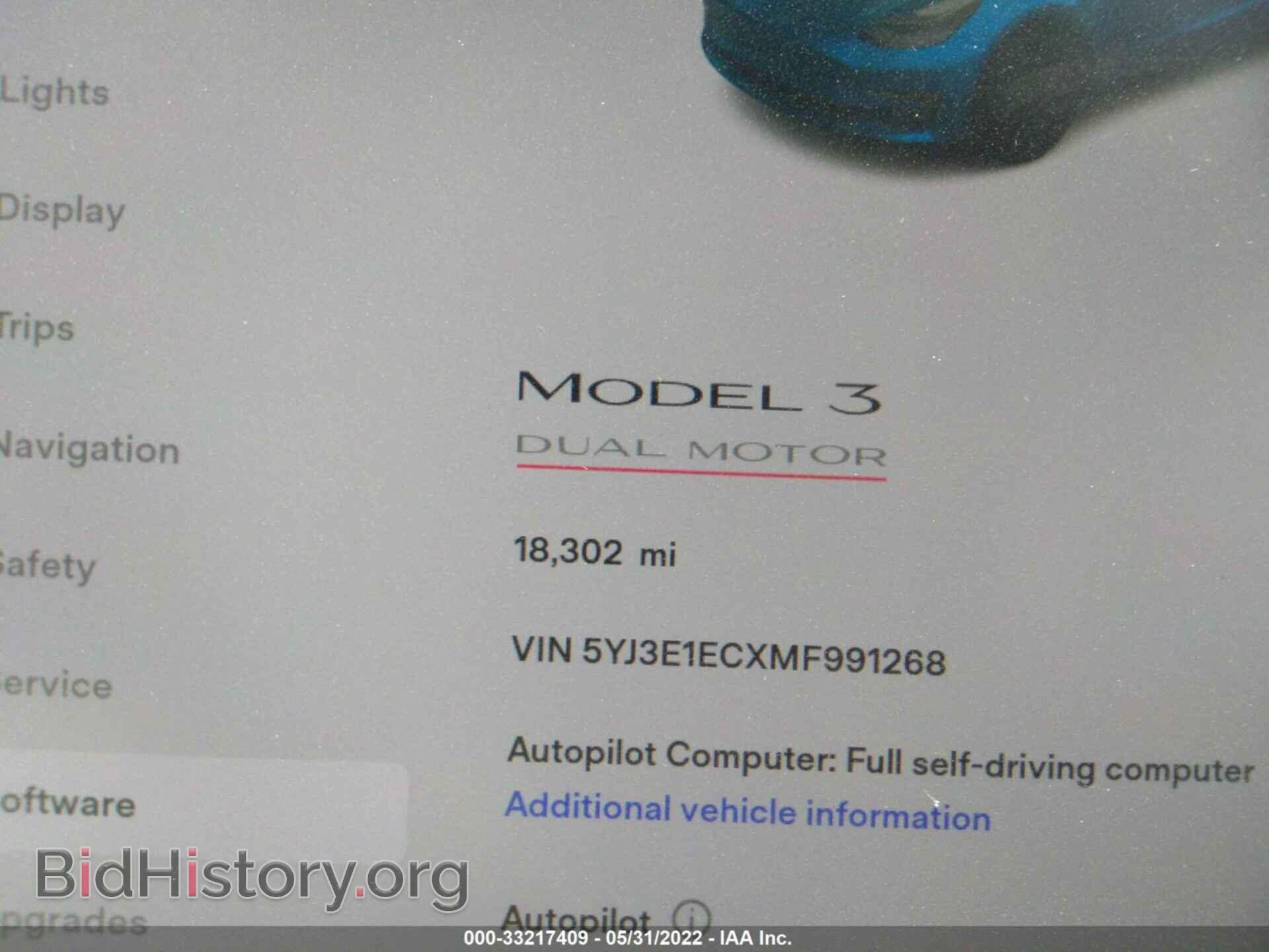 2021 TESLA MODEL 3 - VIN: 5YJ3E1ECXMF991268 - Photo 7