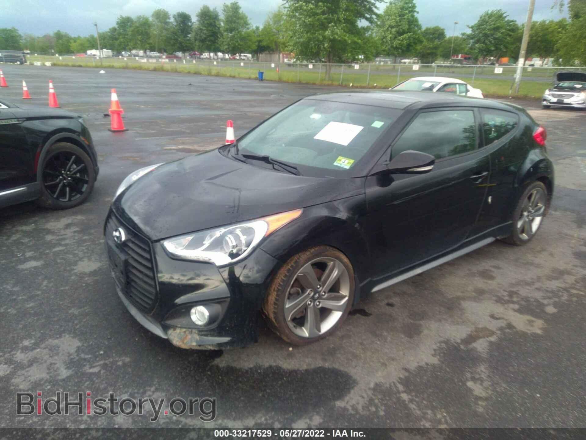 2014 HYUNDAI VELOSTER - VIN: KMHTC6AE2EU198934 - Фото 2