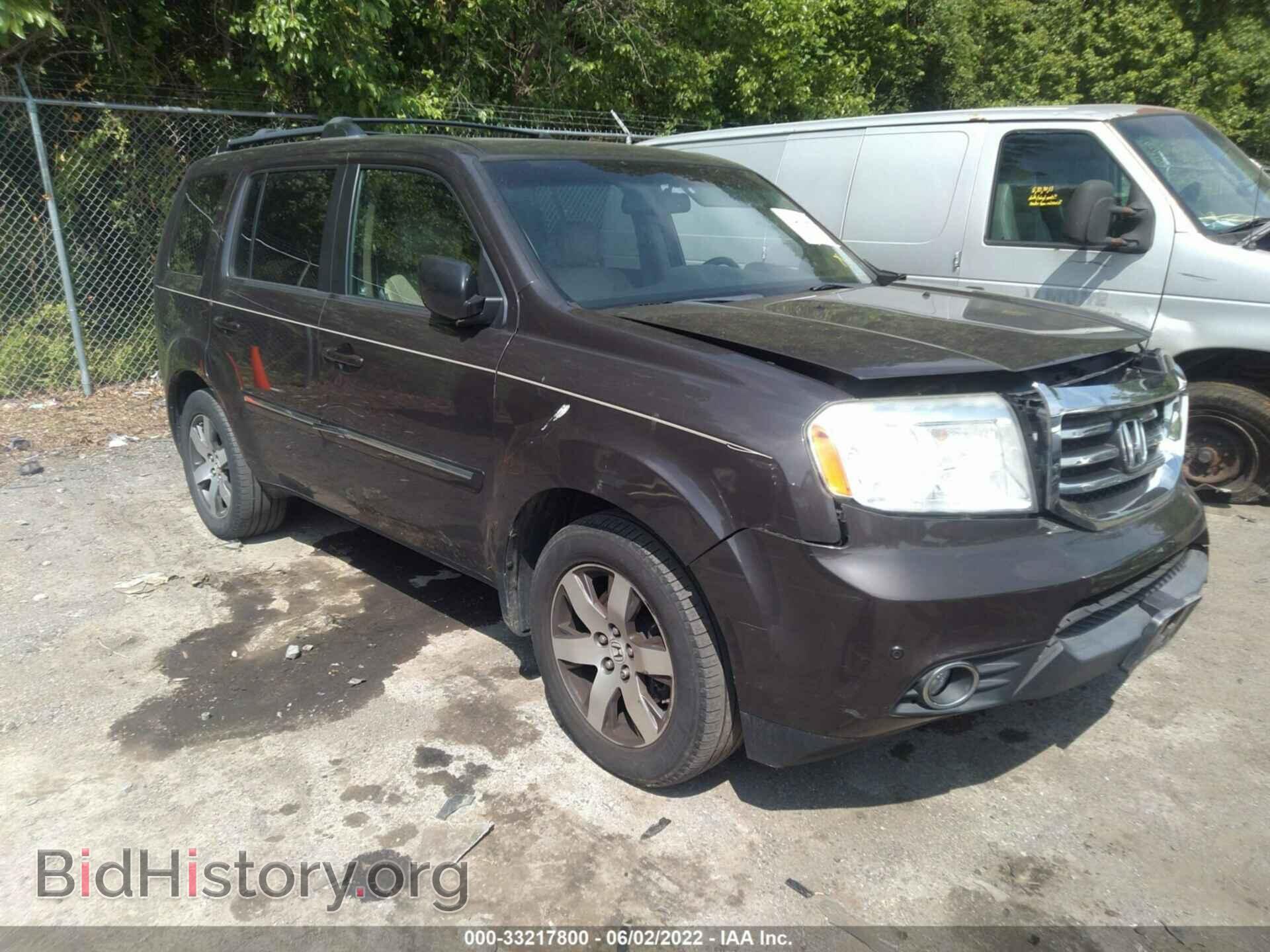 Фотография 5FNYF4H91CB061326 - HONDA PILOT 2012