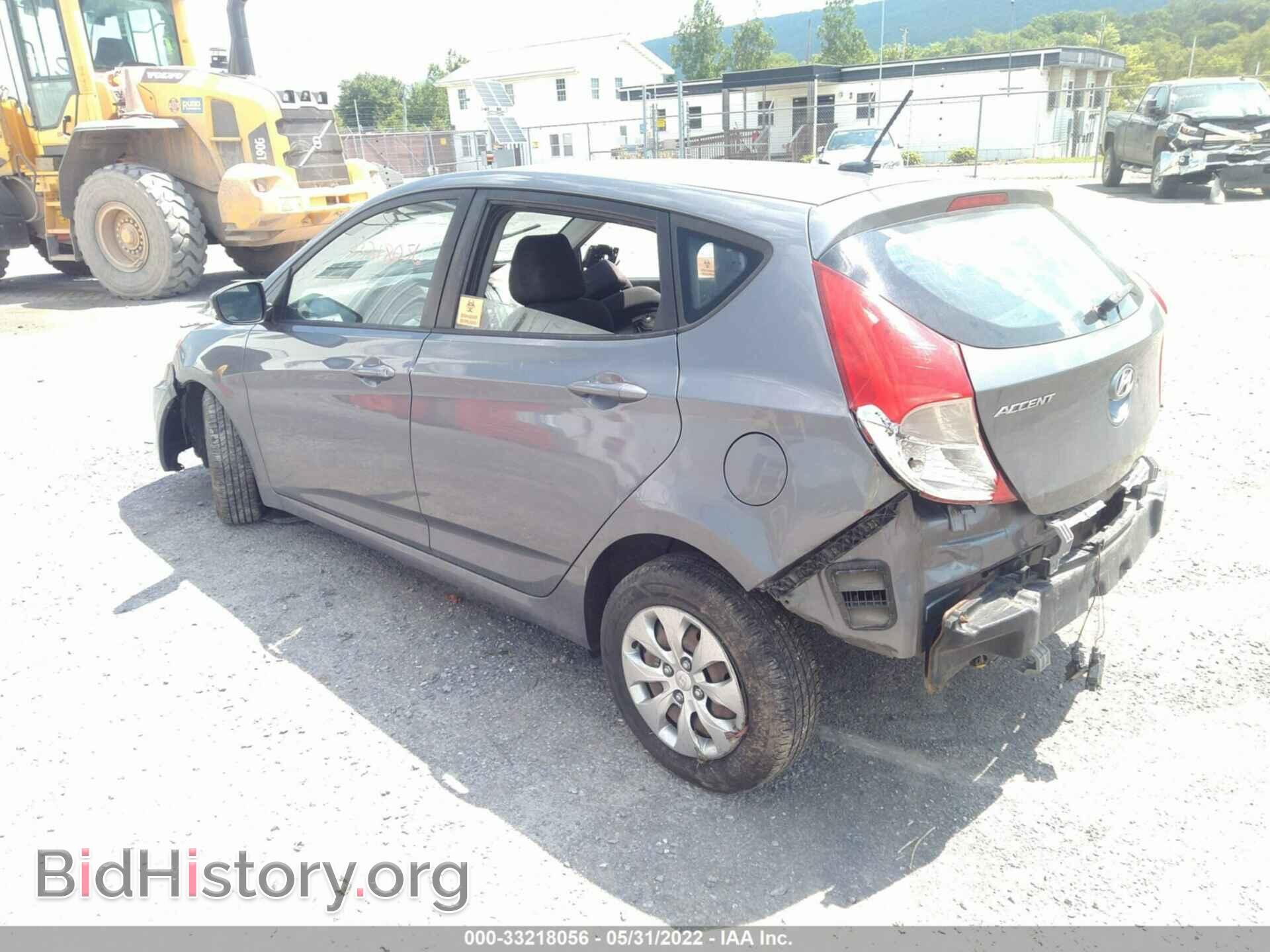 2017 HYUNDAI ACCENT - VIN: KMHCT5AE2HU334624 - Фото 3