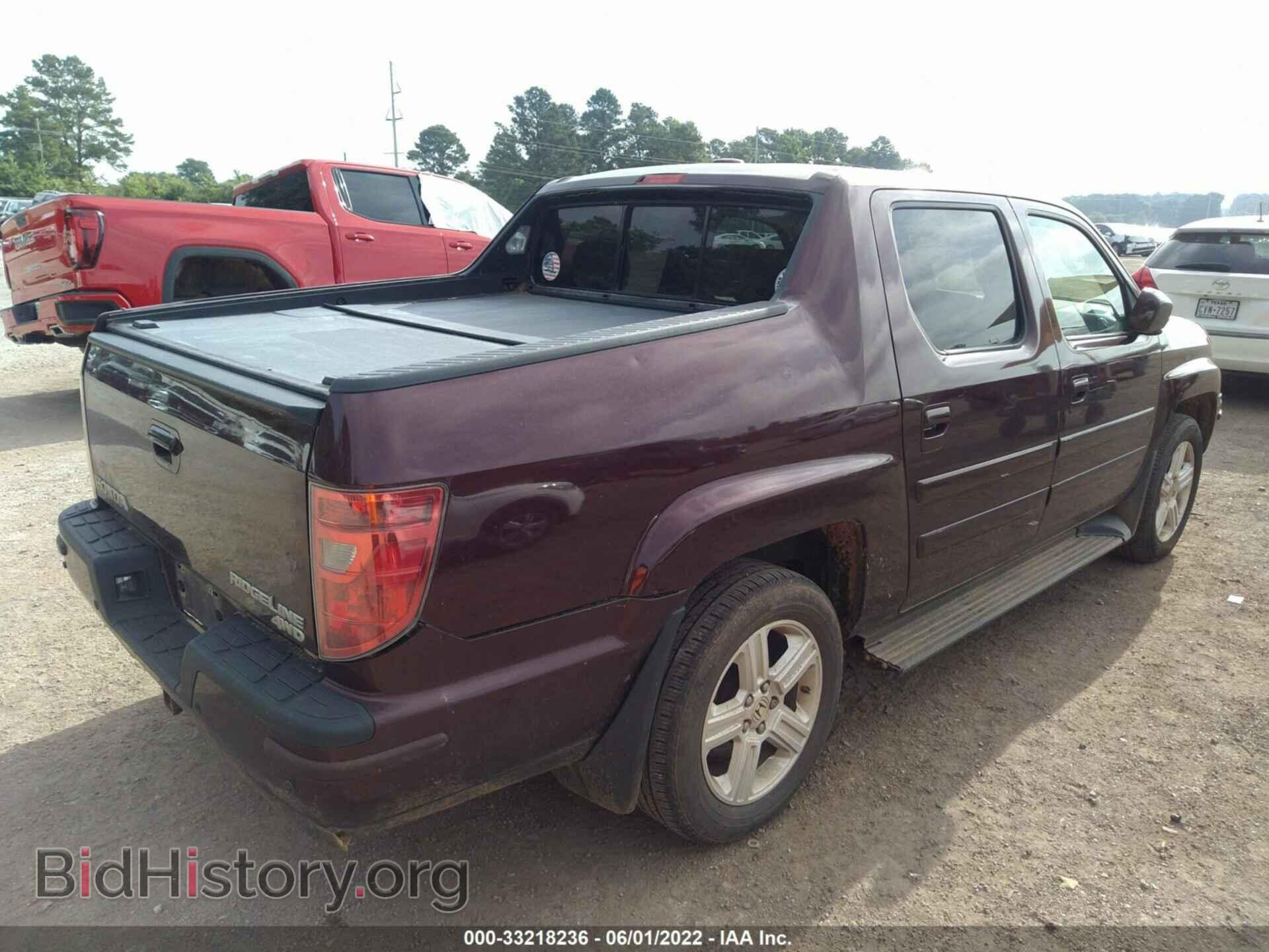 2010 HONDA RIDGELINE - VIN: 5FPYK1F5XAB012740 - Фото 4