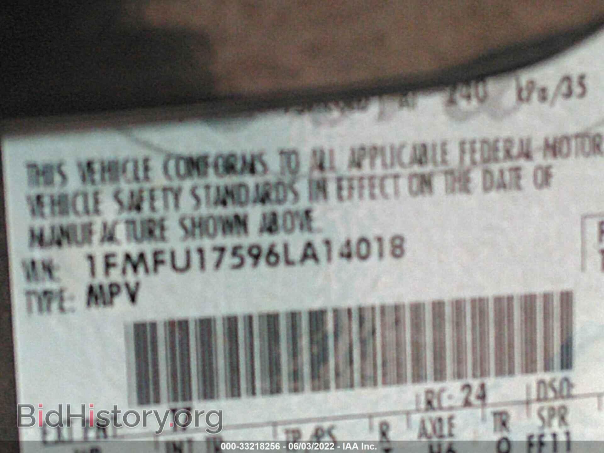 2006 FORD EXPEDITION - VIN: 1FMFU17596LA14018 - Фото 9