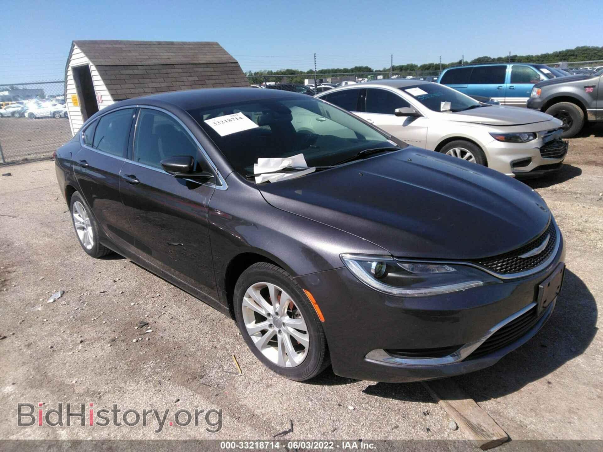 Фотография 1C3CCCAB3GN108216 - CHRYSLER 200 2016