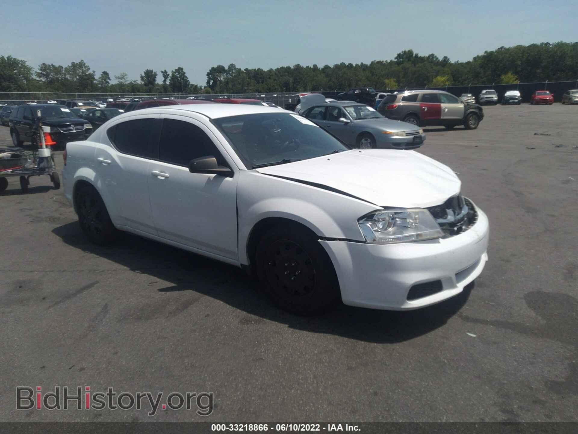 Фотография 1C3CDZAB0DN646478 - DODGE AVENGER 2013
