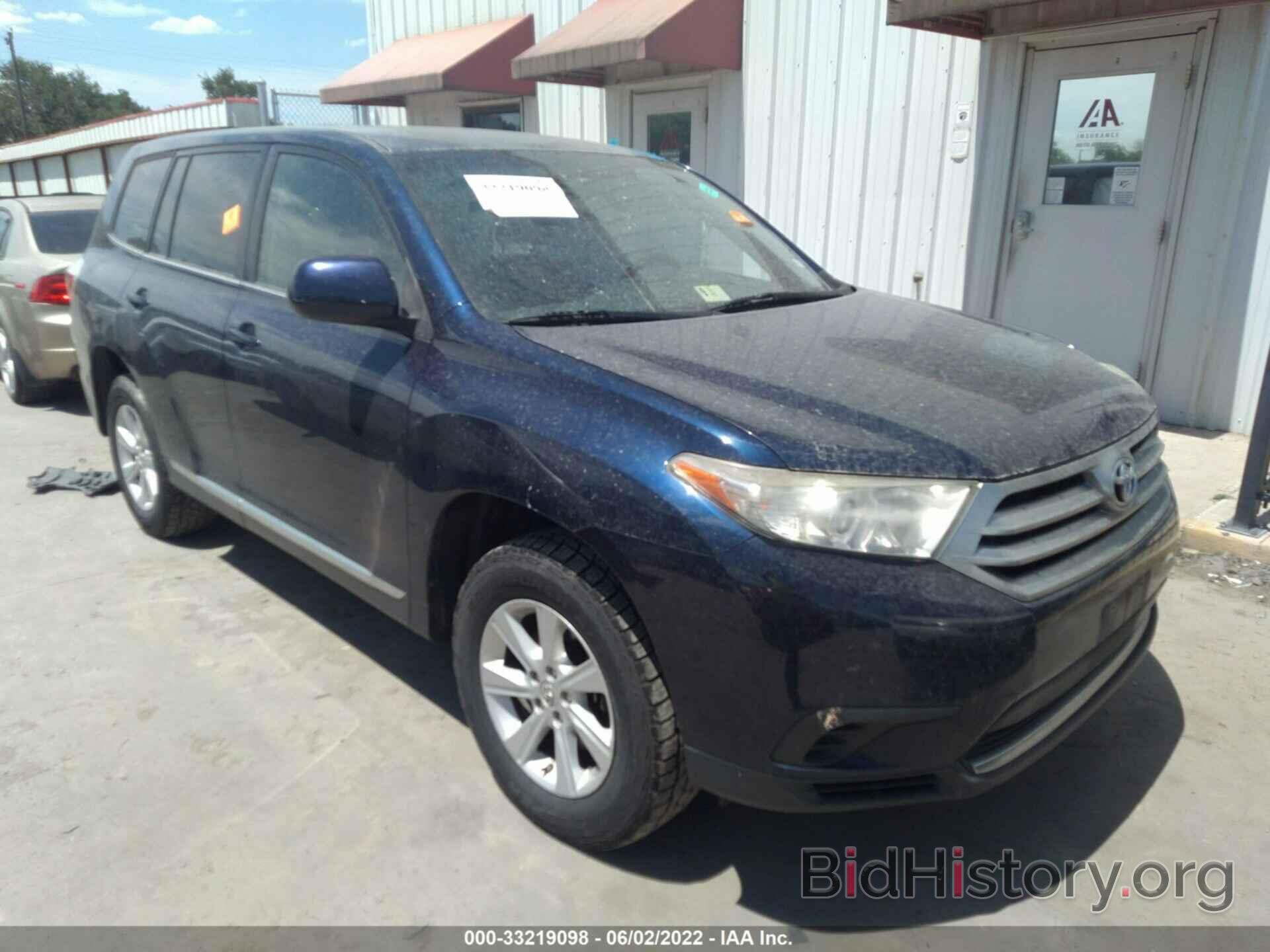 Photo 5TDBK3EH6DS219762 - TOYOTA HIGHLANDER 2013