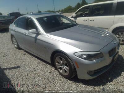 2011 BMW 5 SERIES 528i, серебристый — VIN WBAFR1C53BC749872, IAAI