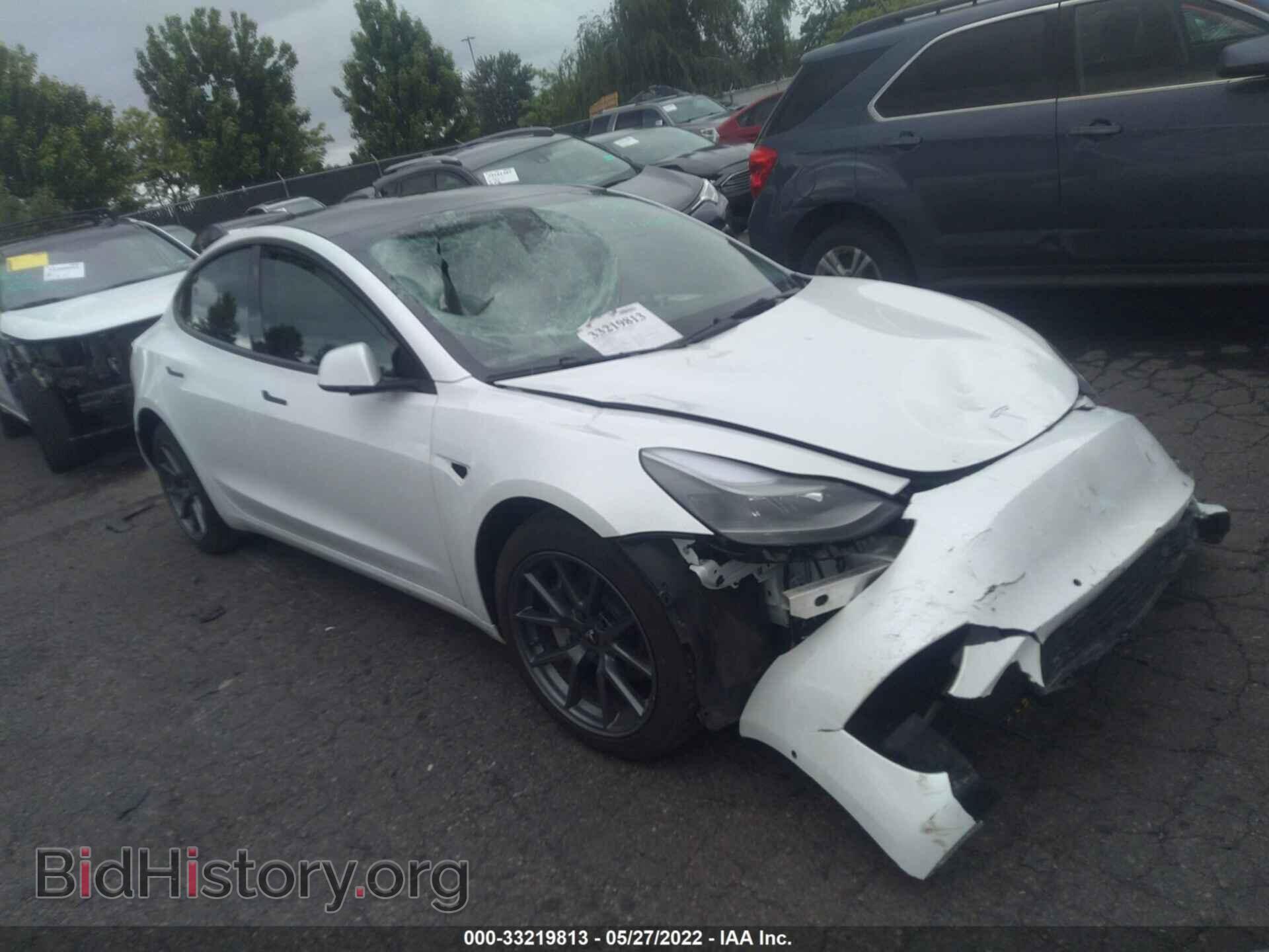 Фотография 5YJ3E1EB2NF123340 - TESLA MODEL 3 2022